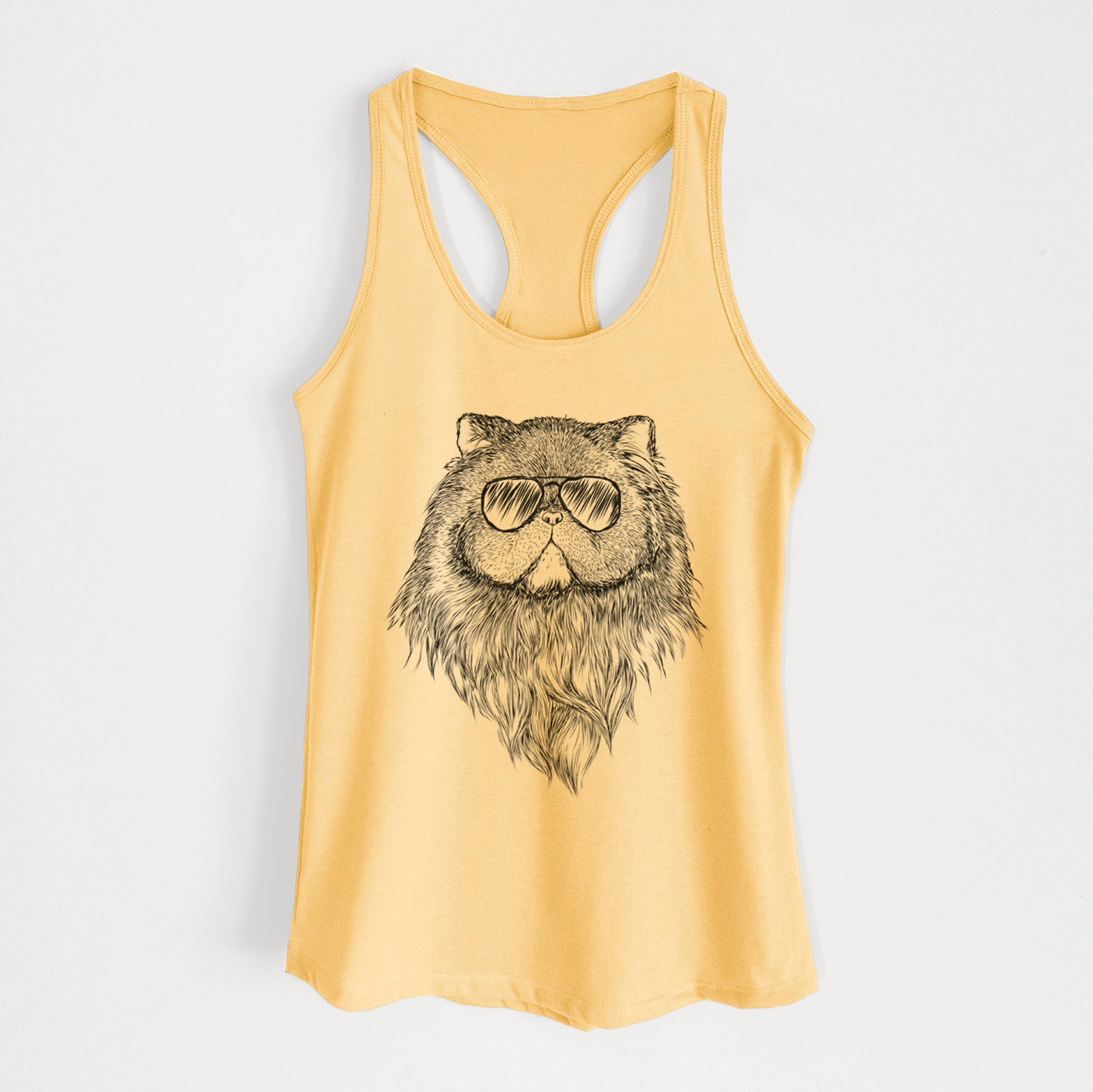 Vader the Persian Cat - Women's Racerback Tanktop