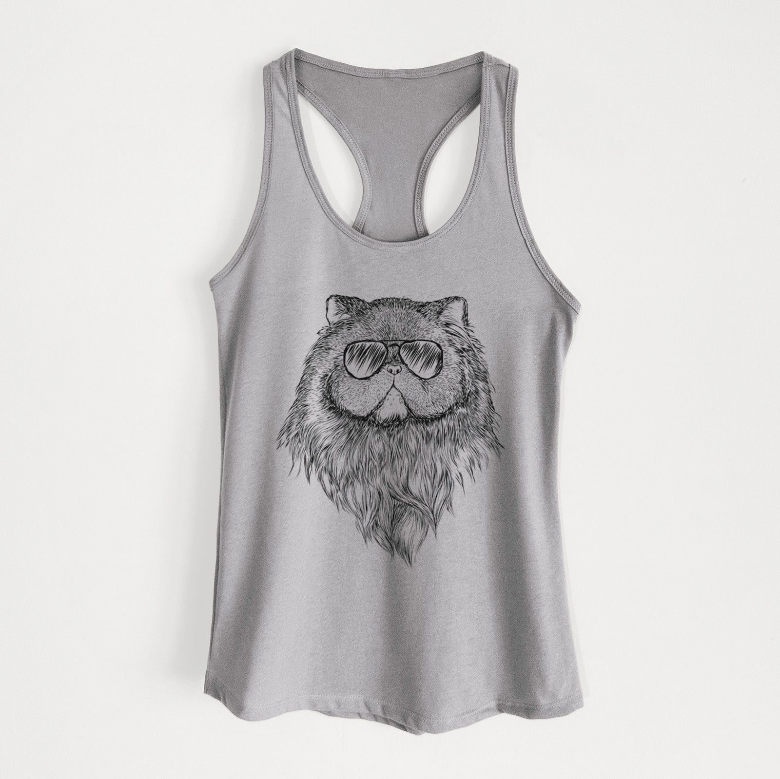 Vader the Persian Cat - Women's Racerback Tanktop