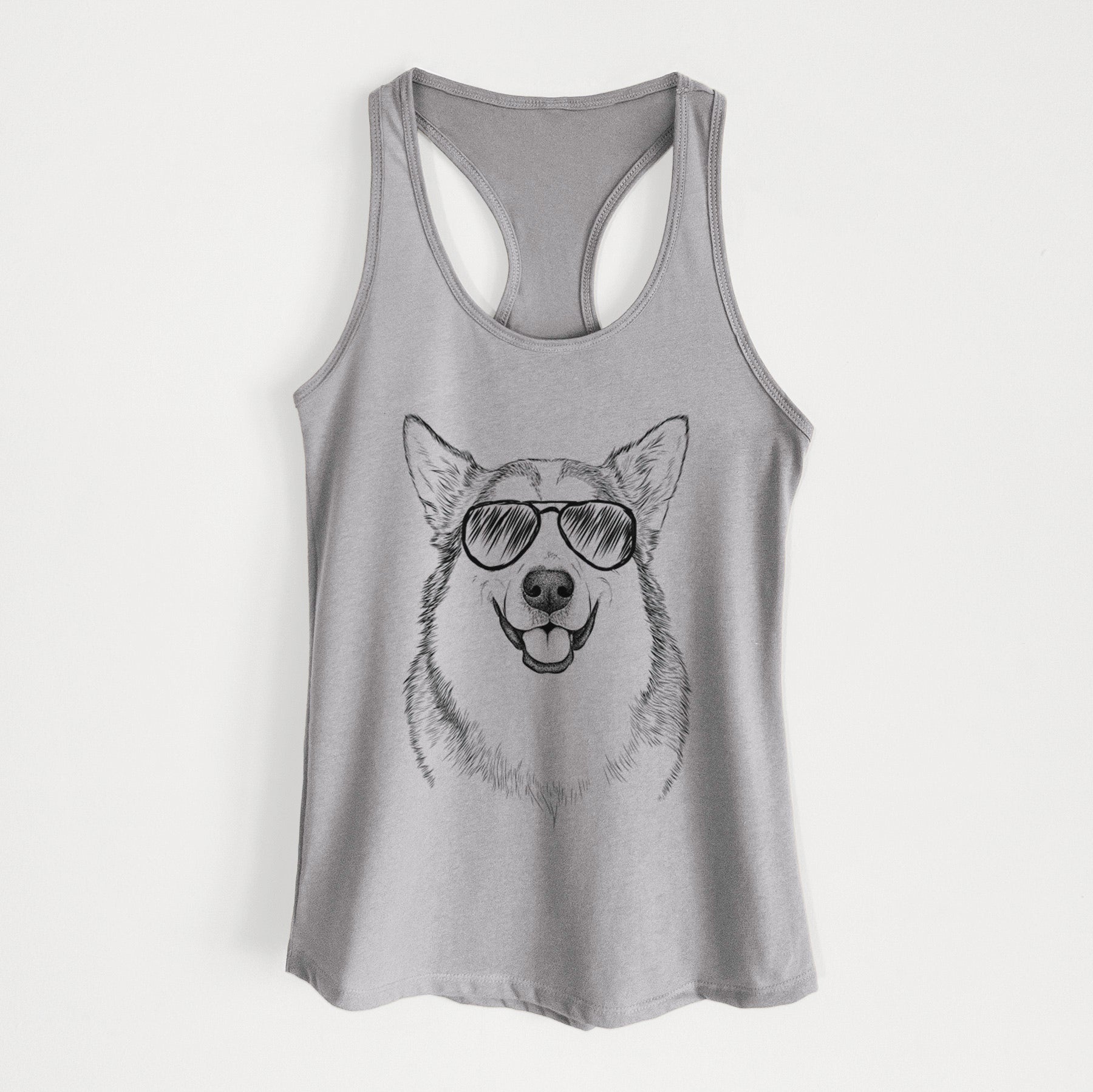 Vader the Alaskan Malamute - Women's Racerback Tanktop