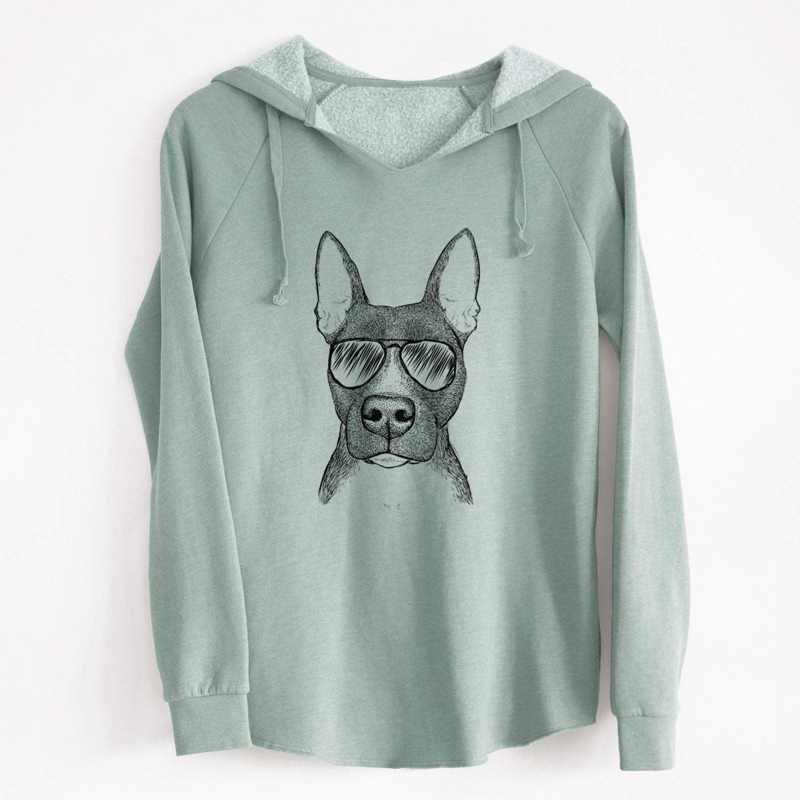 Aviator Violet the Pitbull - Cali Wave Hooded Sweatshirt