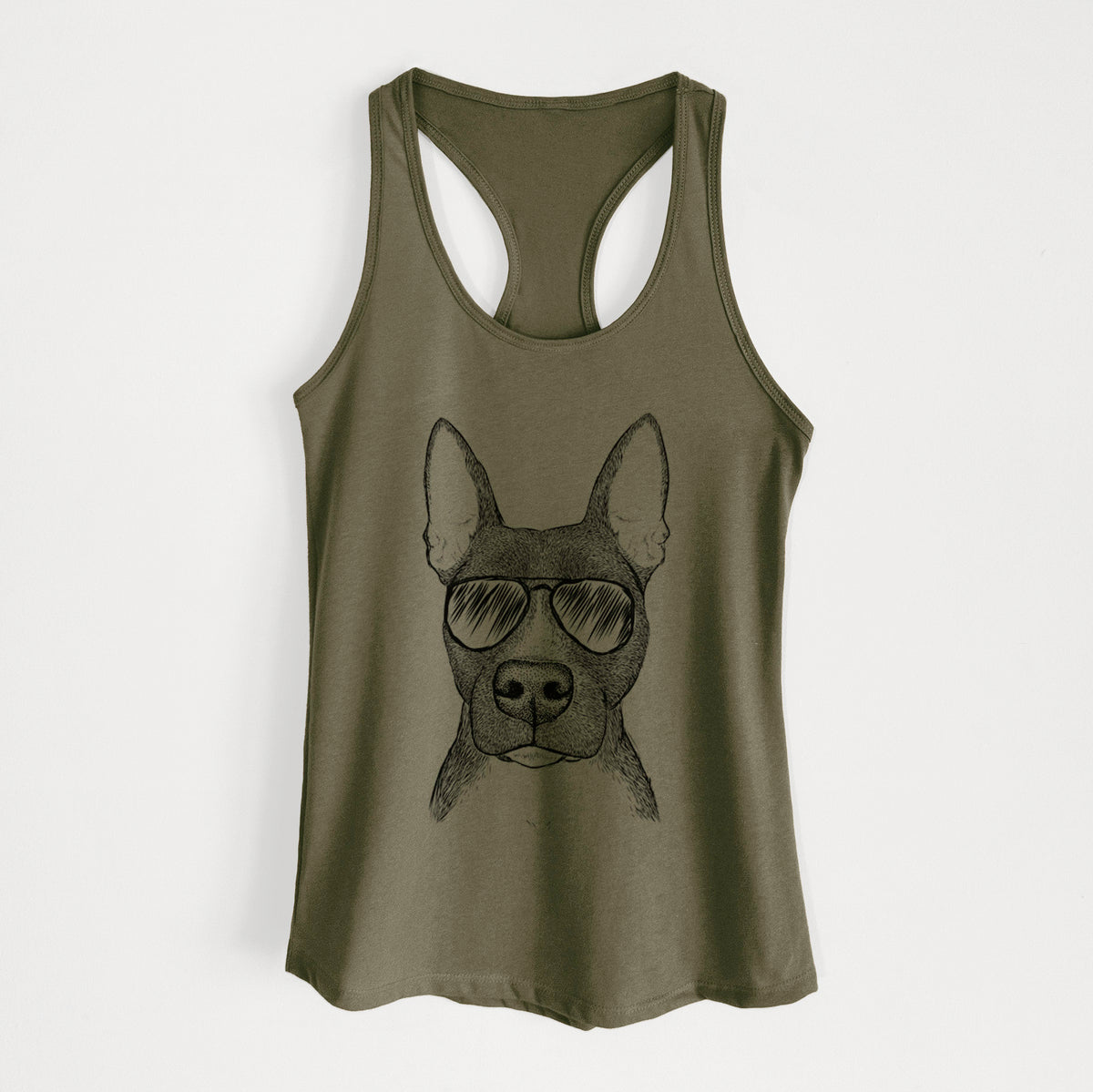 Violet the Pitbull - Women's Racerback Tanktop