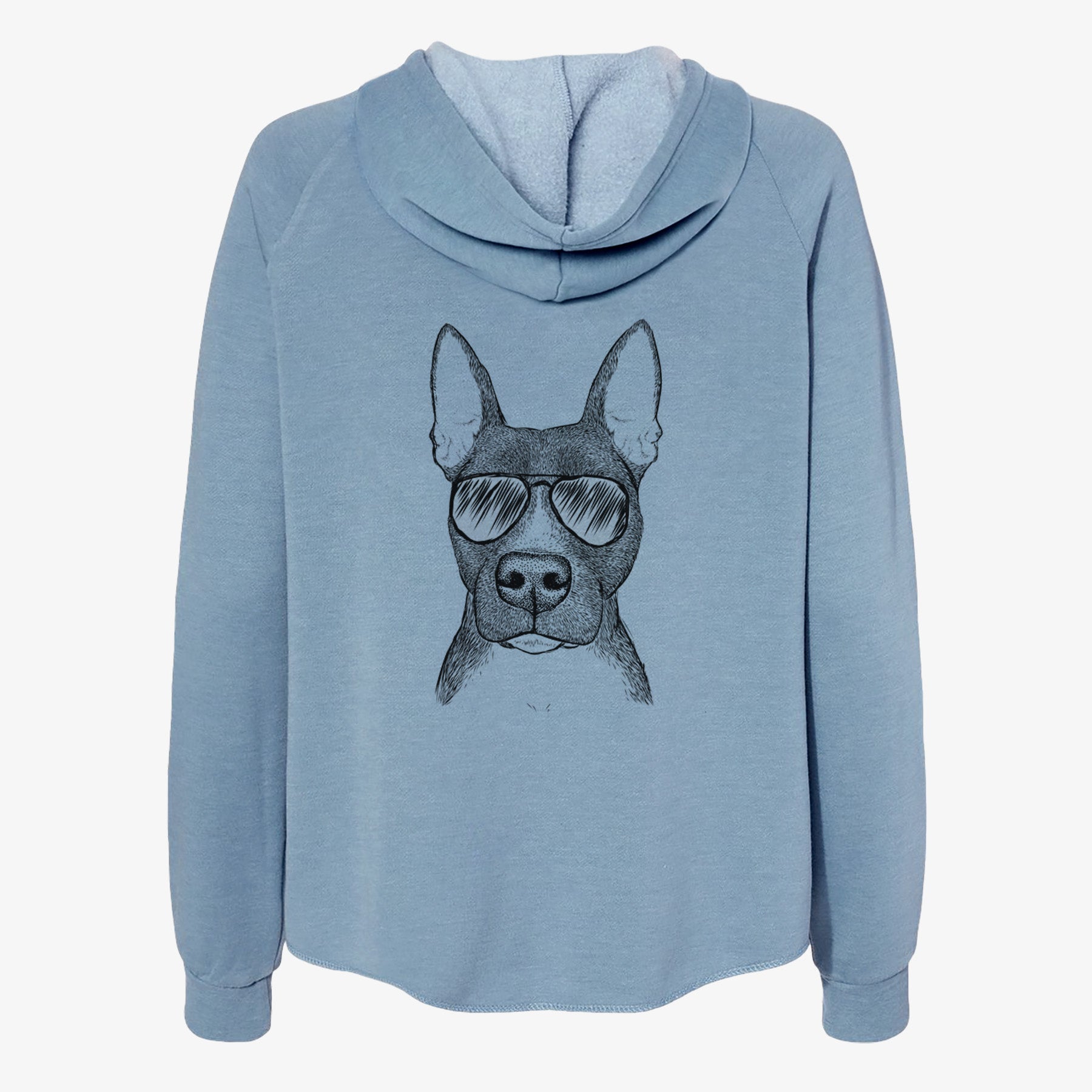 Violet the Pitbull - Women's Cali Wave Zip-Up Sweatshirt