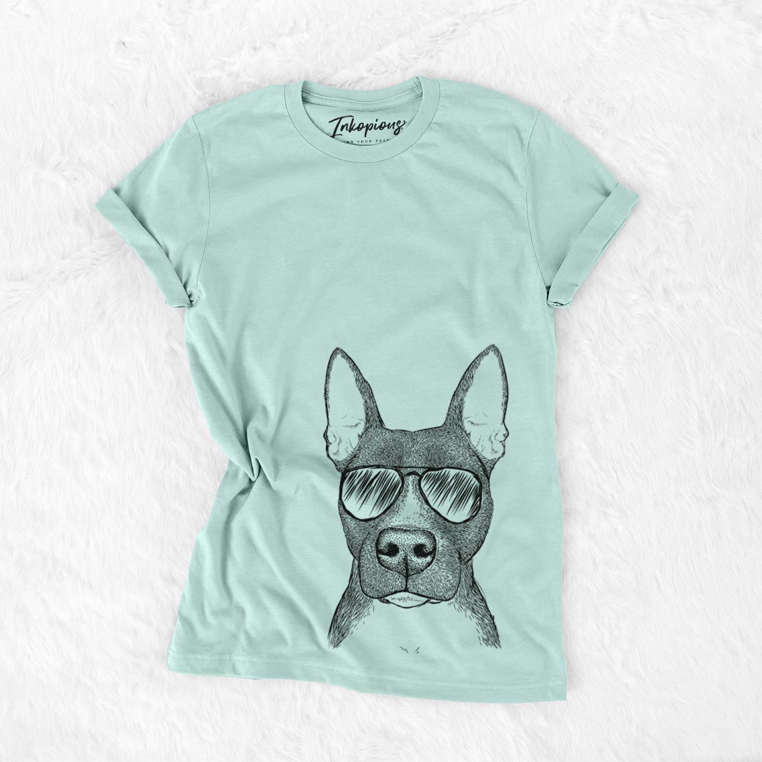 Aviator Violet the Pitbull - Unisex Crewneck