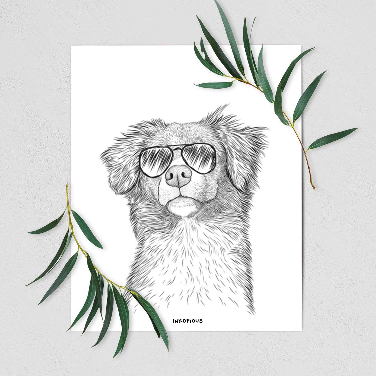 Vixen the Nova Scotia Duck Tolling Retriever Art Print