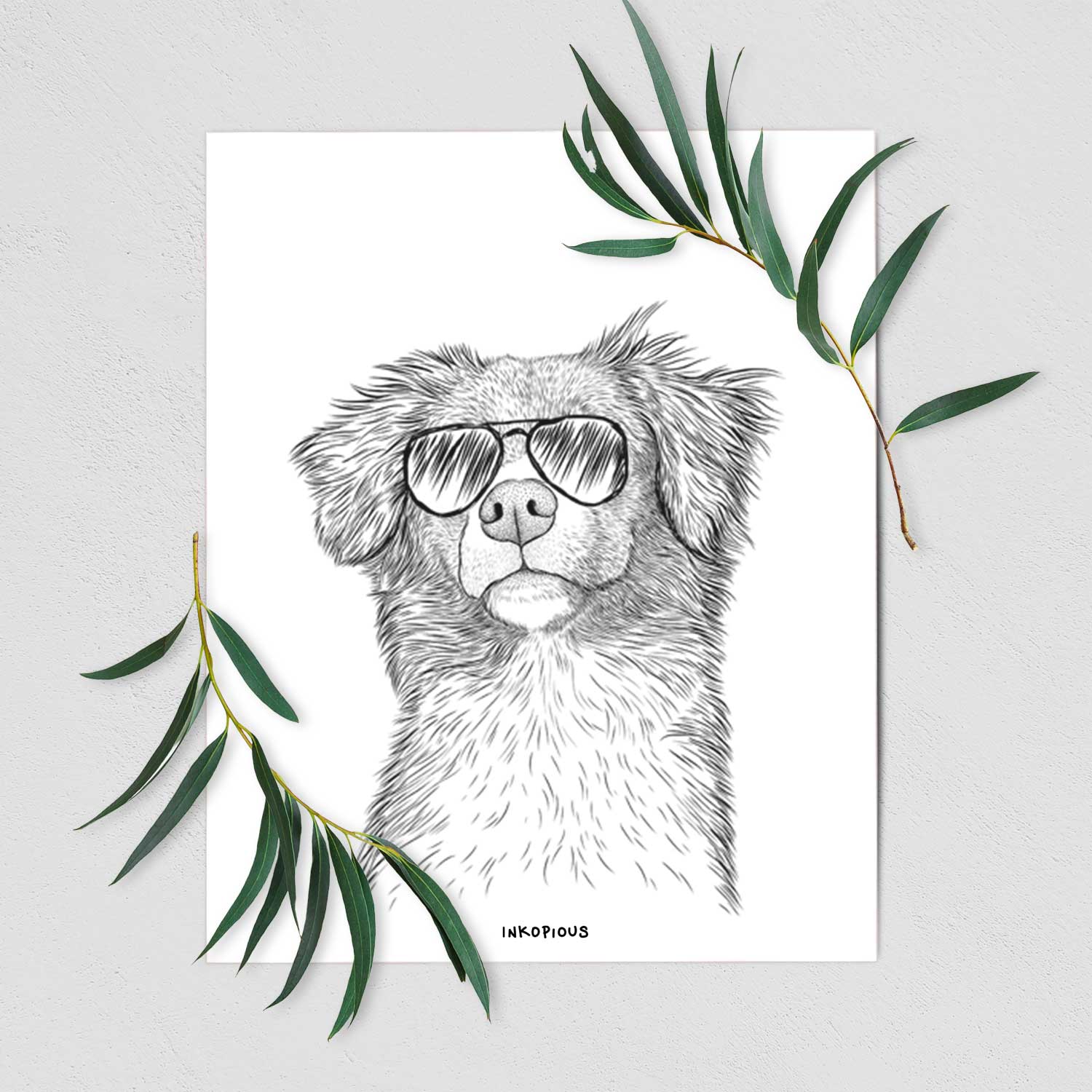 Vixen the Nova Scotia Duck Tolling Retriever Art Print