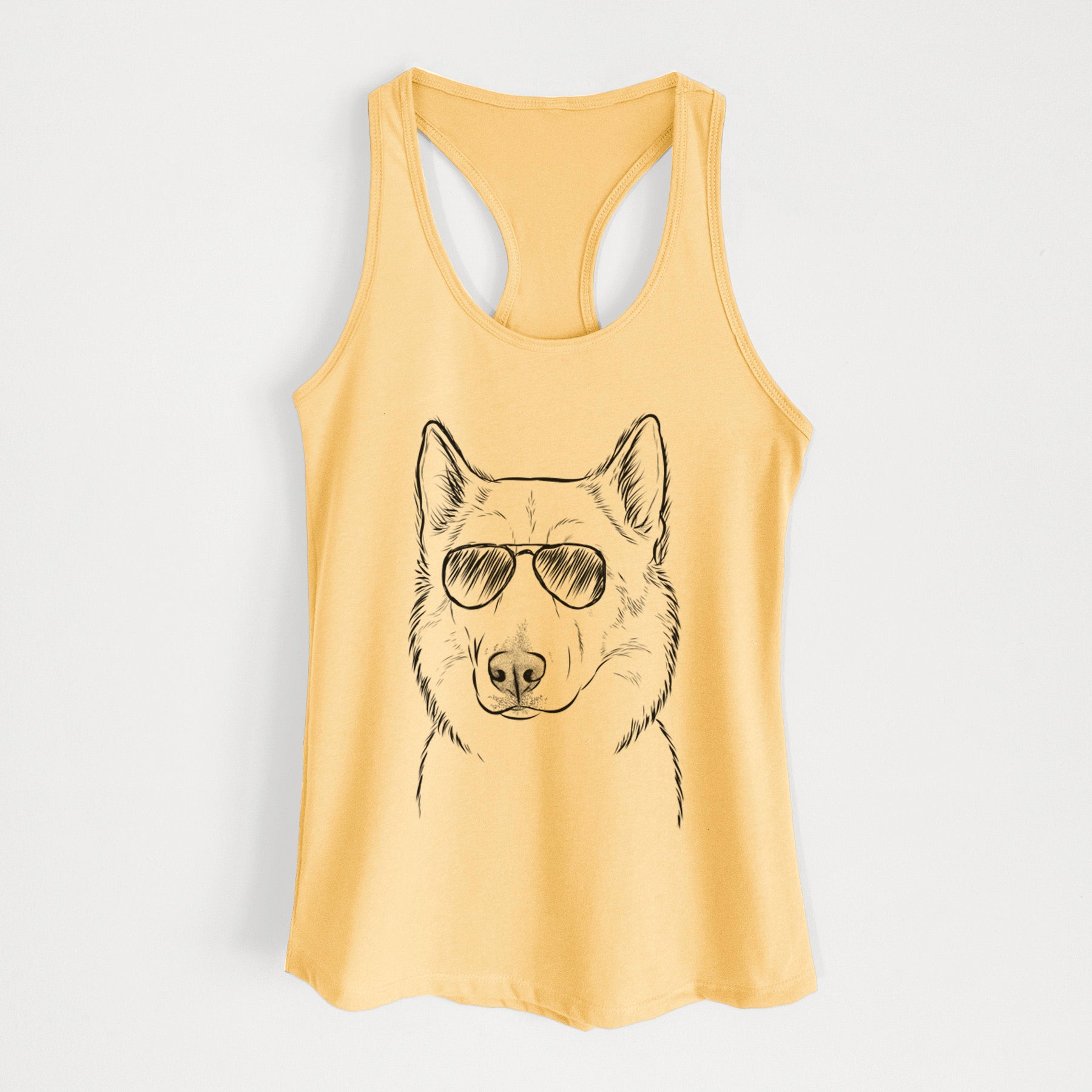 Vox the Siberian Husky - Women's Racerback Tanktop