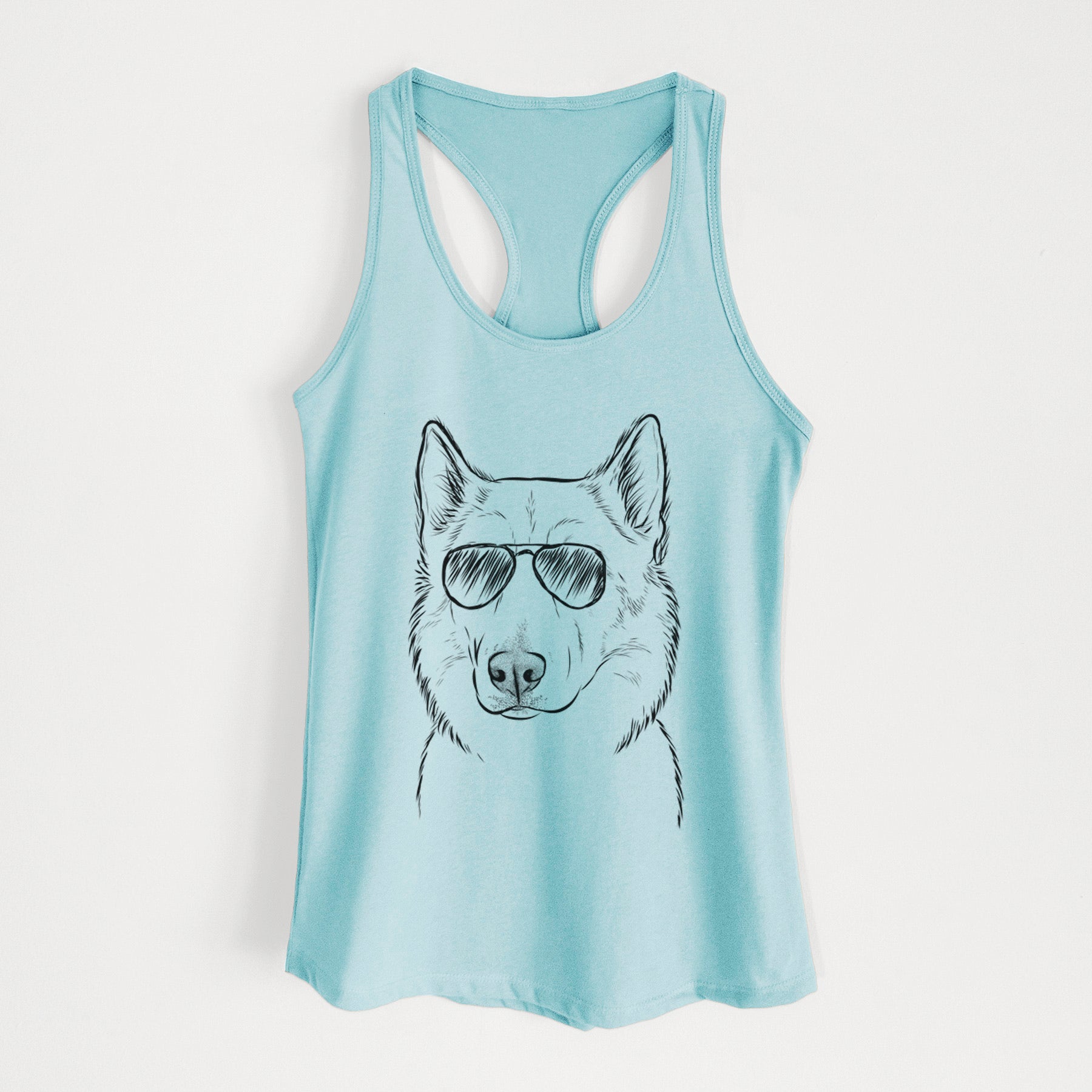 Vox the Siberian Husky - Women's Racerback Tanktop