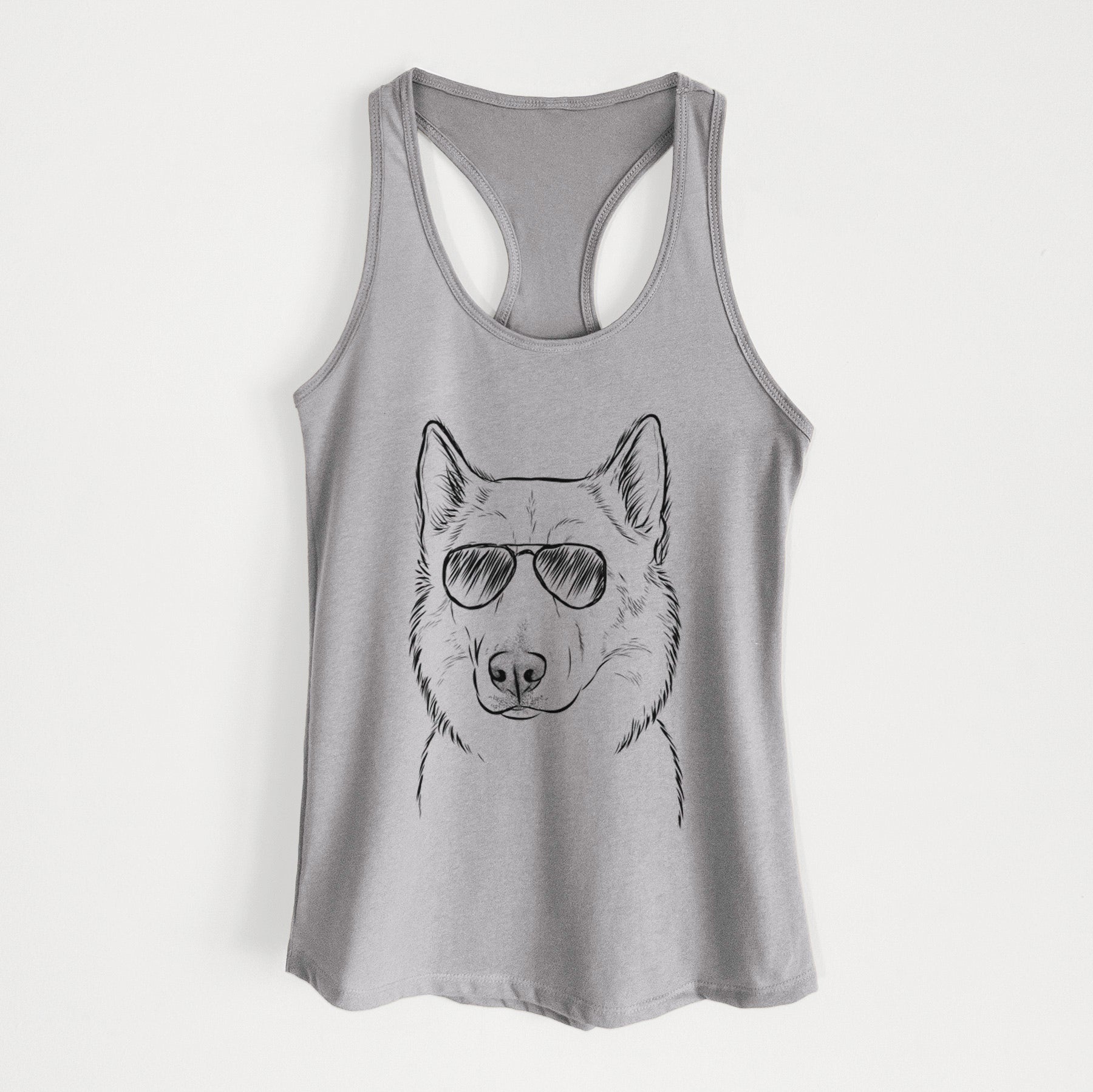 Vox the Siberian Husky - Women's Racerback Tanktop