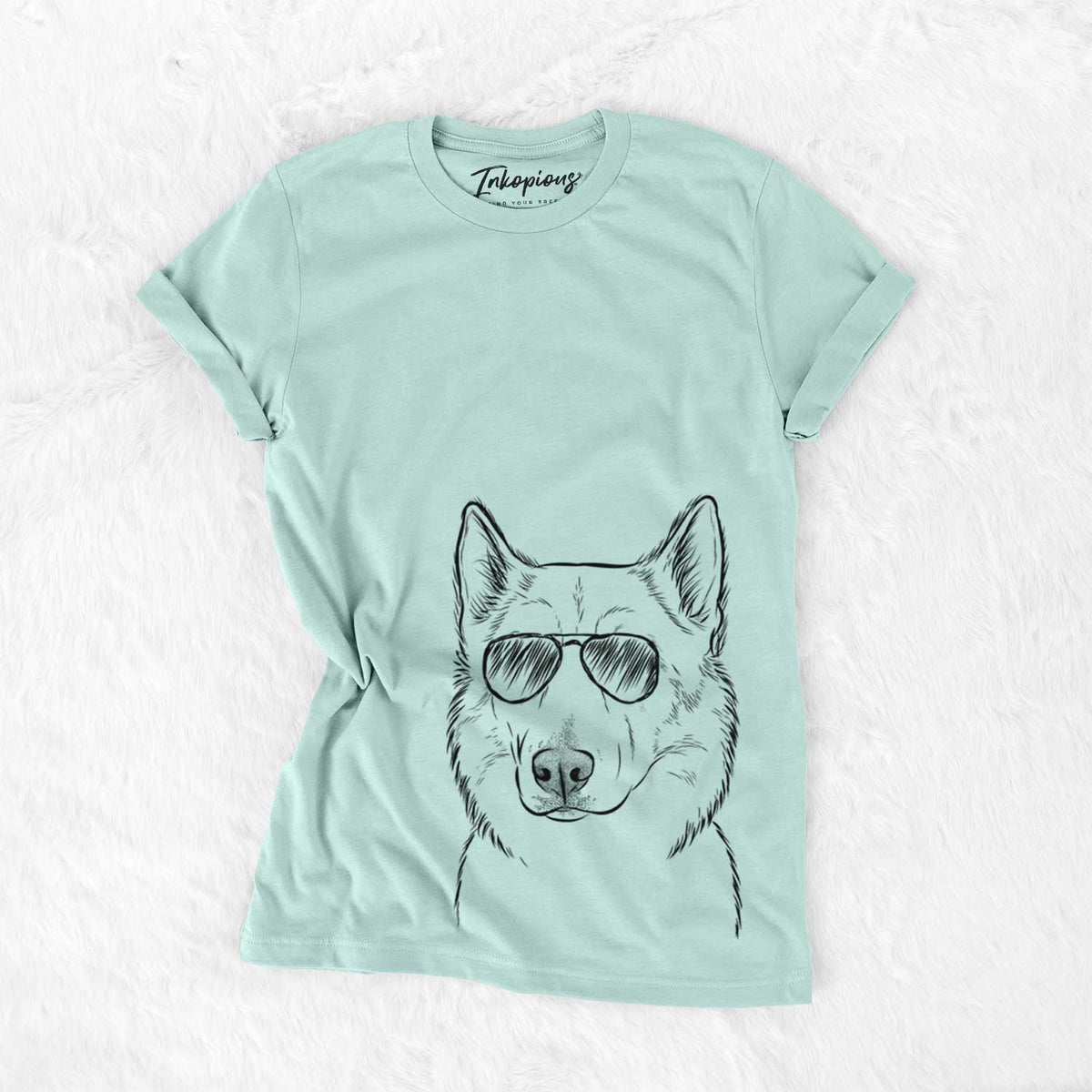 Aviator Vox the Siberian Husky - Unisex Crewneck