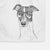 Vyncent the Greyhound Decorative Hand Towel