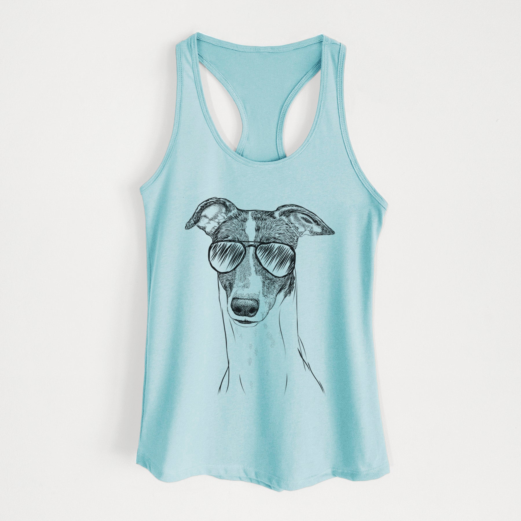 Vyncent the Greyhound - Women's Racerback Tanktop