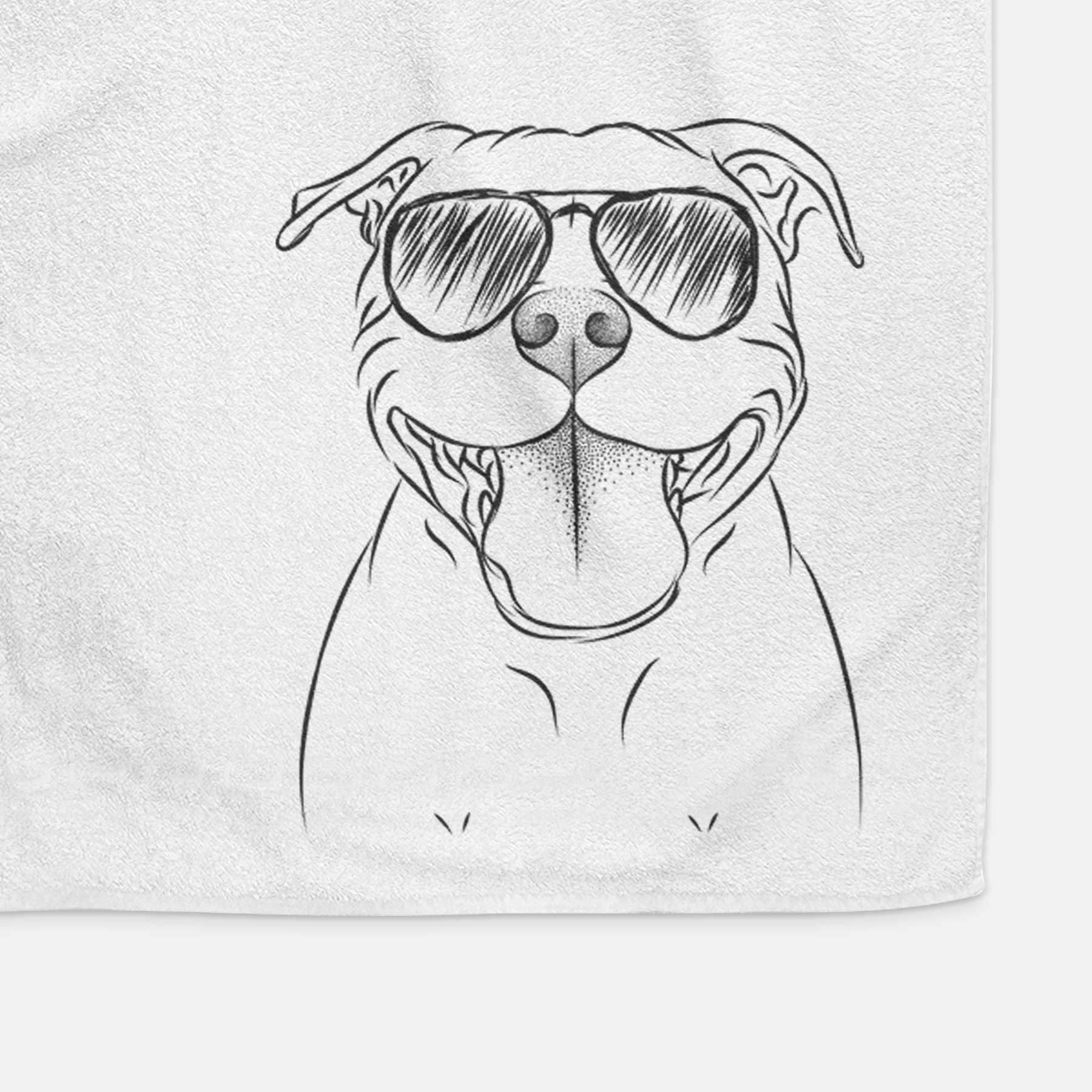 Wafer the Staffordshire Bull Terrier Decorative Hand Towel