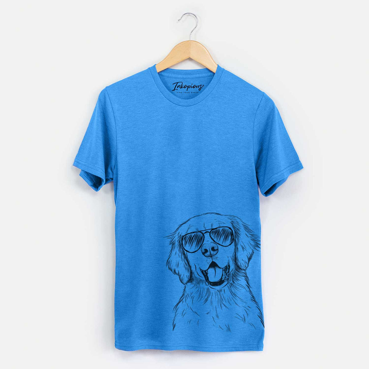 Aviator Wallace the Golden Retriever - Unisex Crewneck