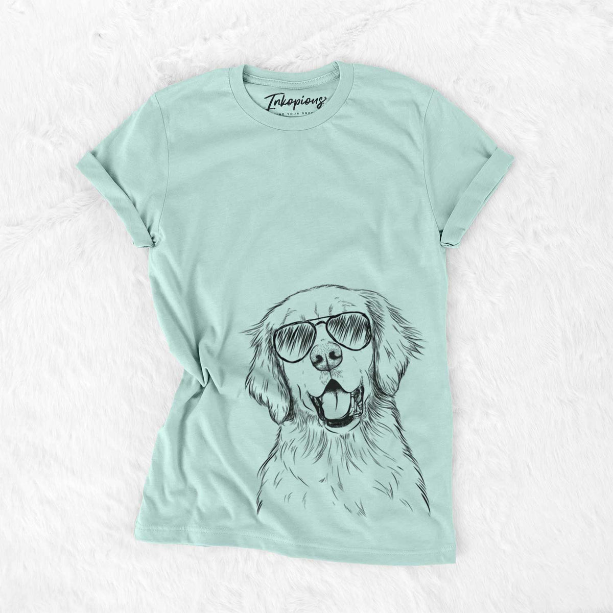 Aviator Wallace the Golden Retriever - Unisex Crewneck
