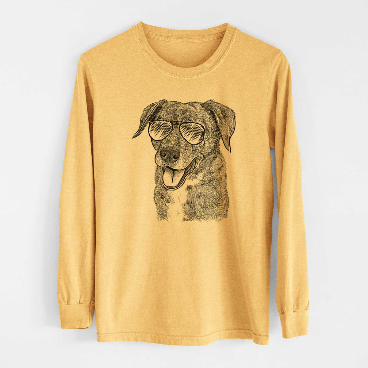 Aviators Wally the Mixed Breed - Heavyweight 100% Cotton Long Sleeve