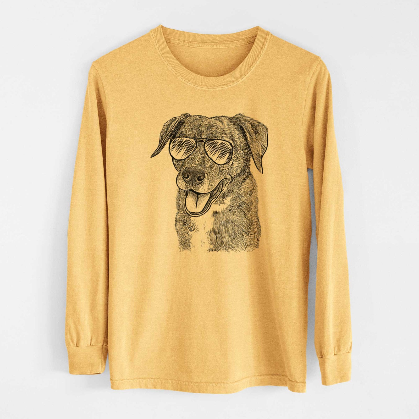 Aviators Wally the Mixed Breed - Heavyweight 100% Cotton Long Sleeve