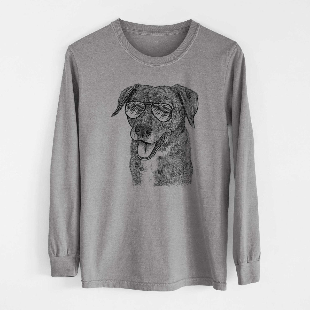 Aviators Wally the Mixed Breed - Heavyweight 100% Cotton Long Sleeve