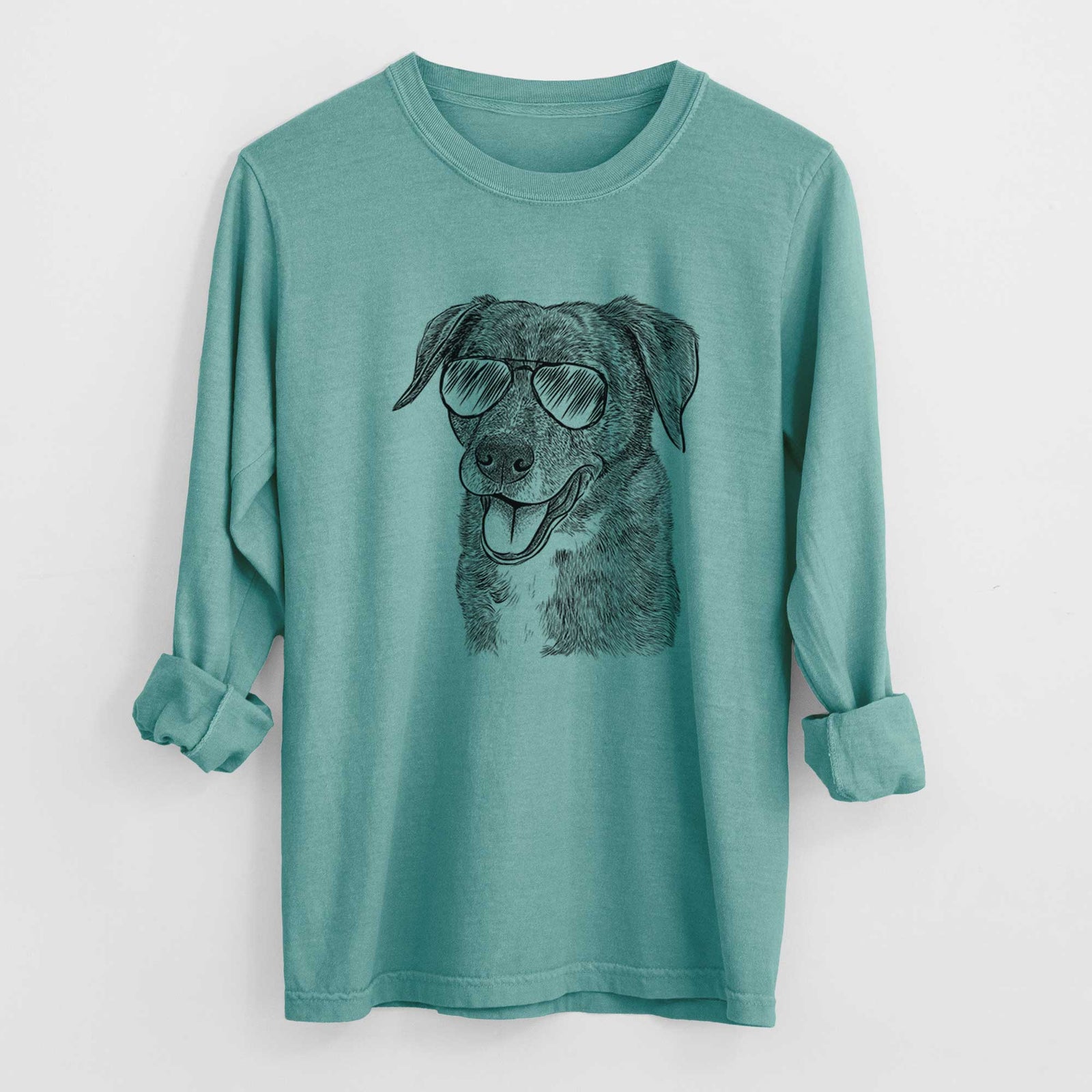 Aviators Wally the Mixed Breed - Heavyweight 100% Cotton Long Sleeve