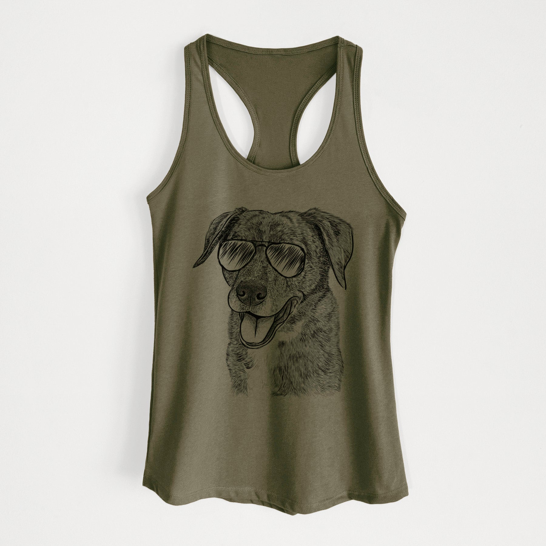 Wally the Mixed Breed - Women's Racerback Tanktop