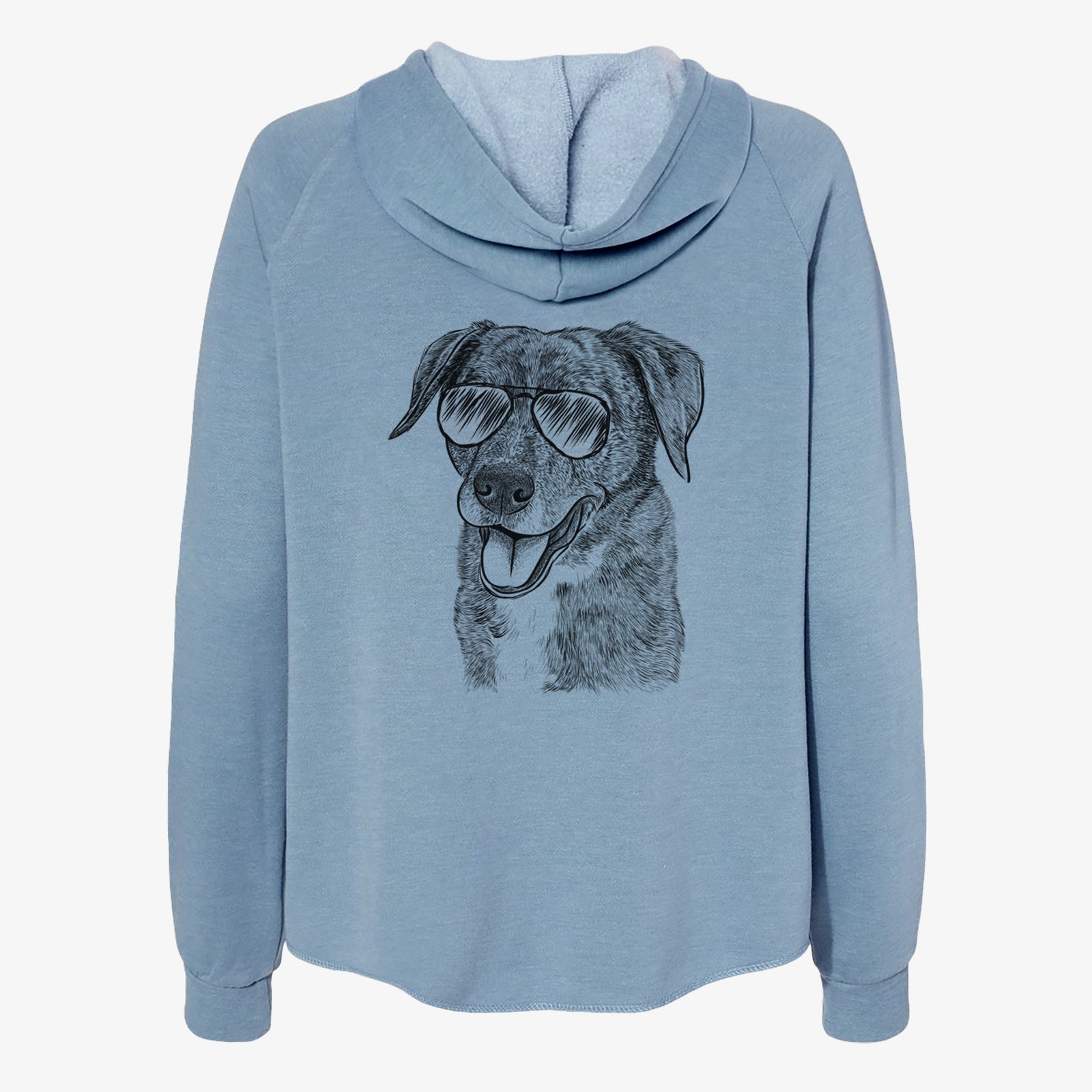 Wally the Mixed Breed - Women's Cali Wave Zip-Up Sweatshirt