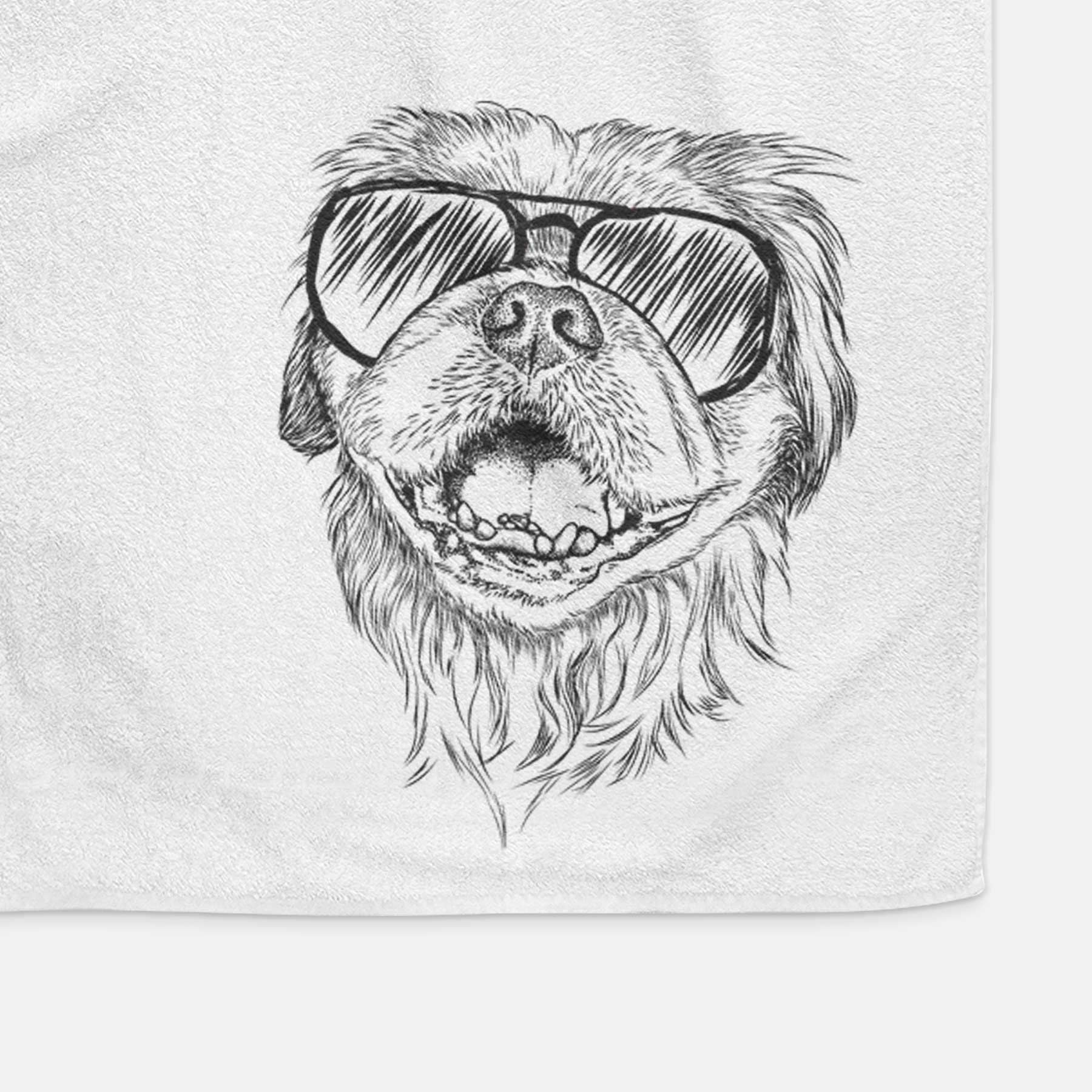 Wally the Pekingese Decorative Hand Towel