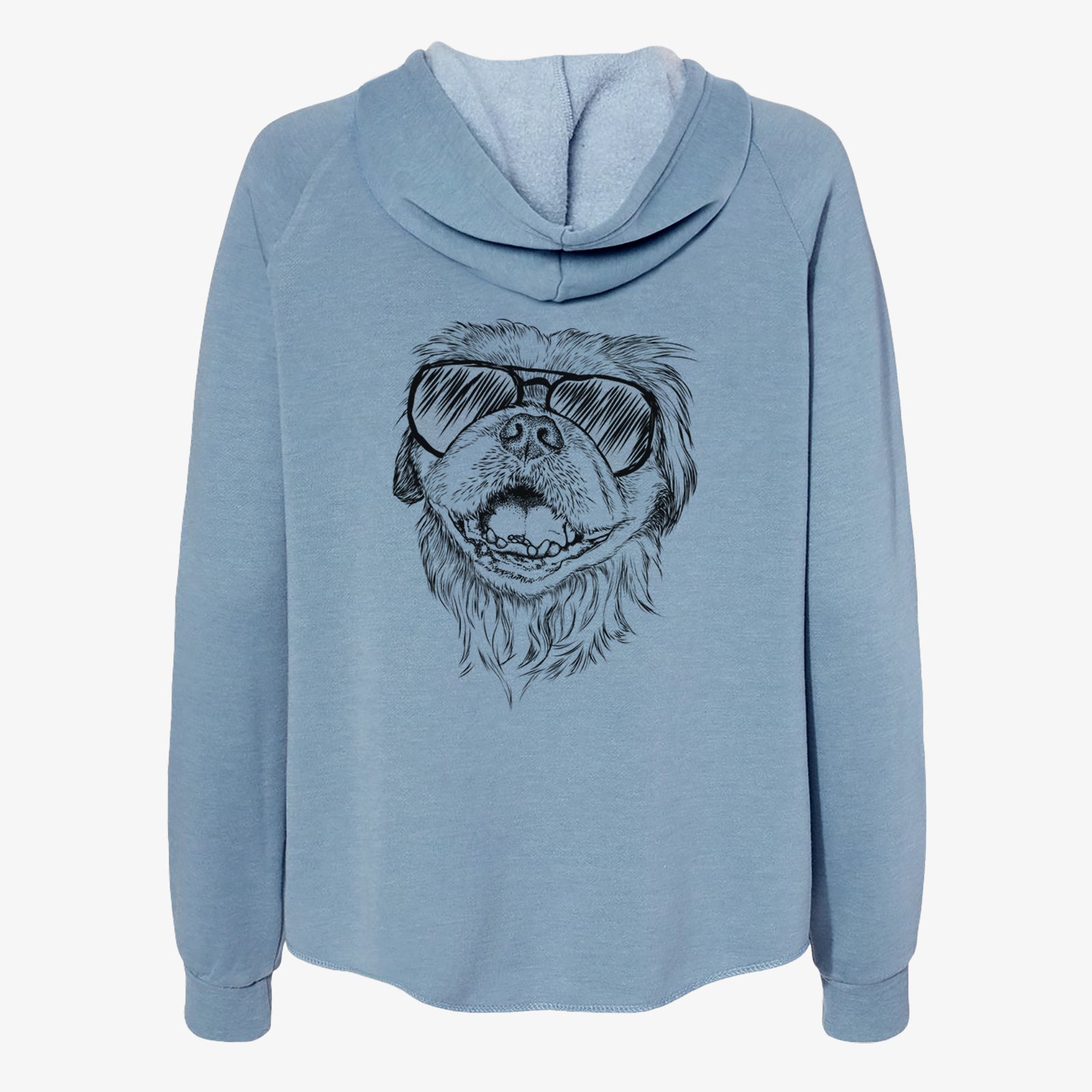 Wally the Pekingese - Women's Cali Wave Zip-Up Sweatshirt