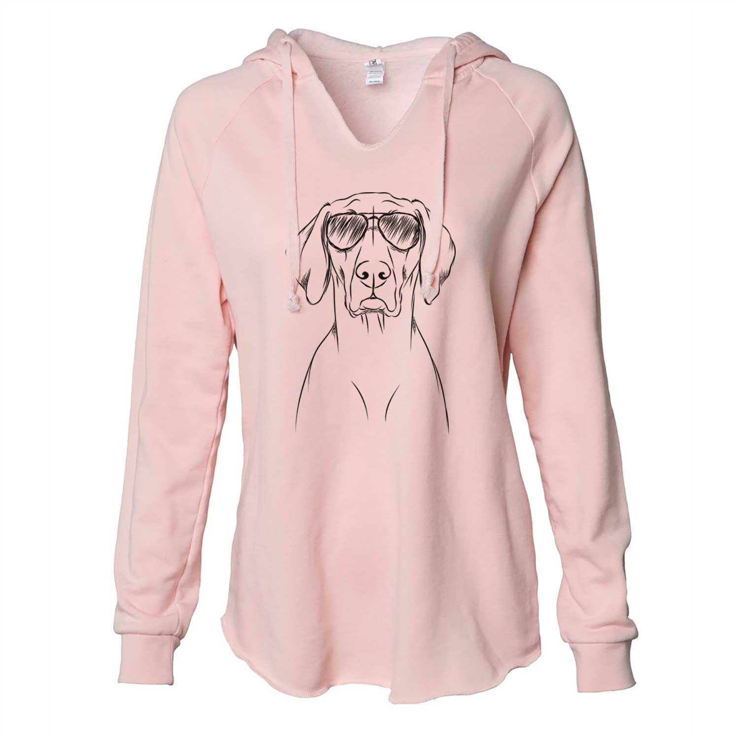 Walter the Weimaraner - Cali Wave Hooded Sweatshirt