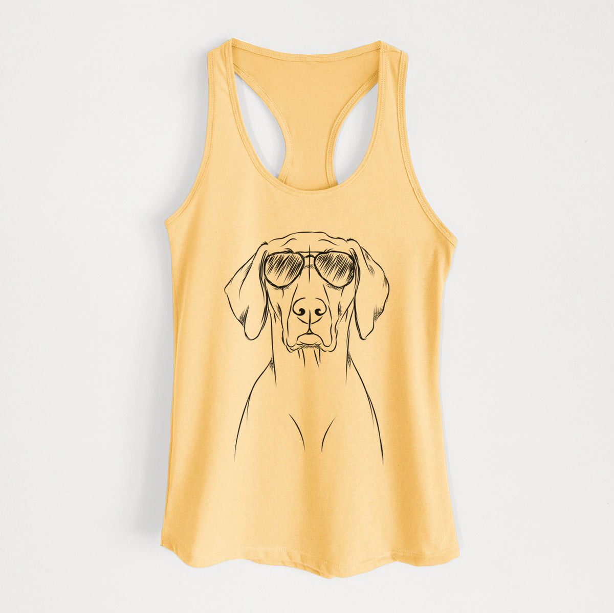 Walter the Weimaraner - Women's Racerback Tanktop