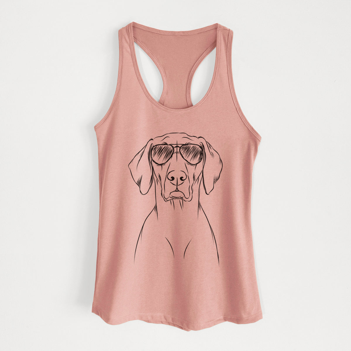 Walter the Weimaraner - Women's Racerback Tanktop