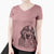 Aviator Walter the Bernese Mountain Dog Mix - Women's V-neck Shirt