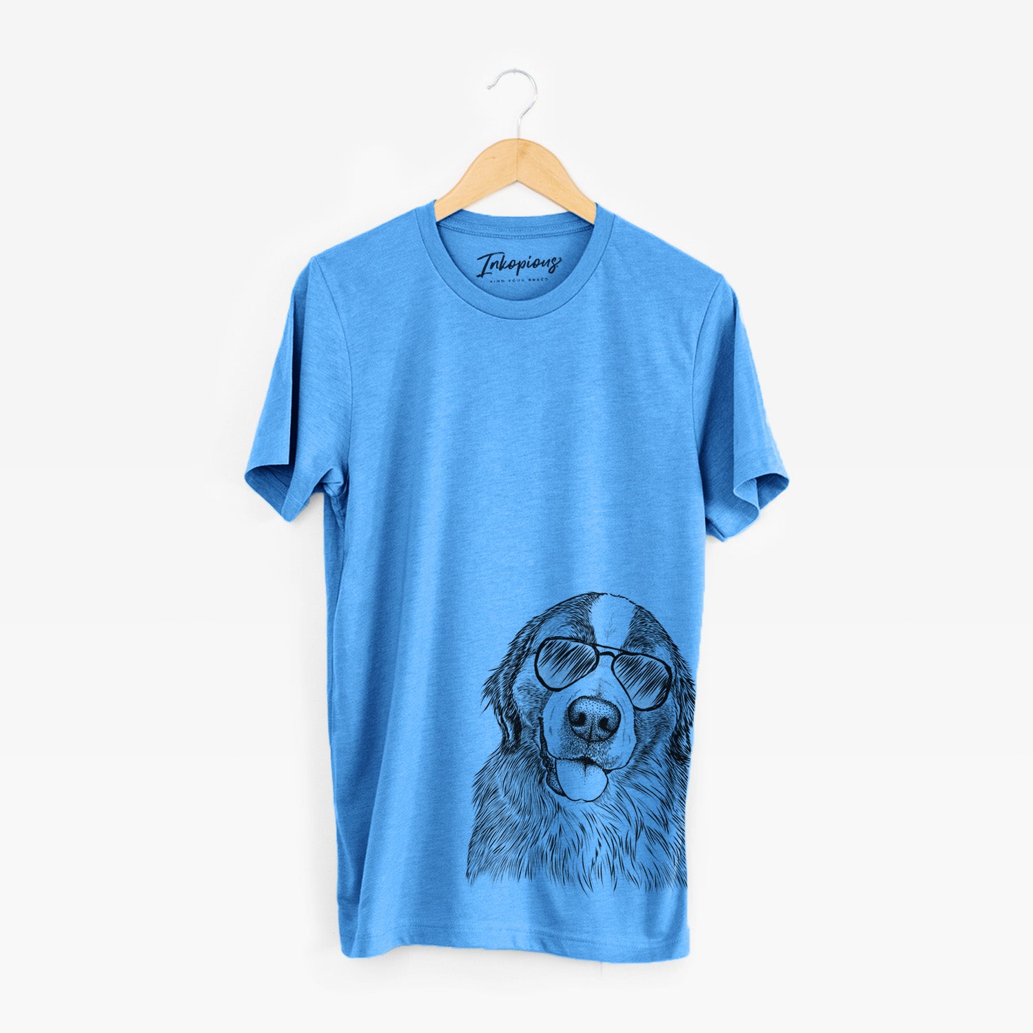 Aviator Walter the Bernese Mountain Dog Mix - Unisex Crewneck