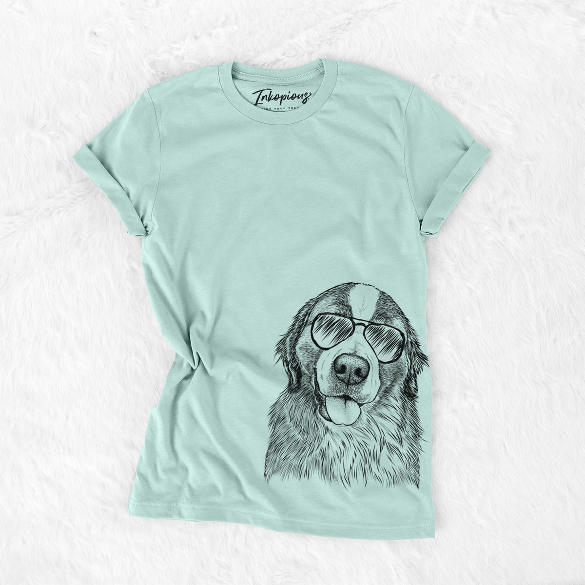 Aviator Walter the Bernese Mountain Dog Mix - Unisex Crewneck