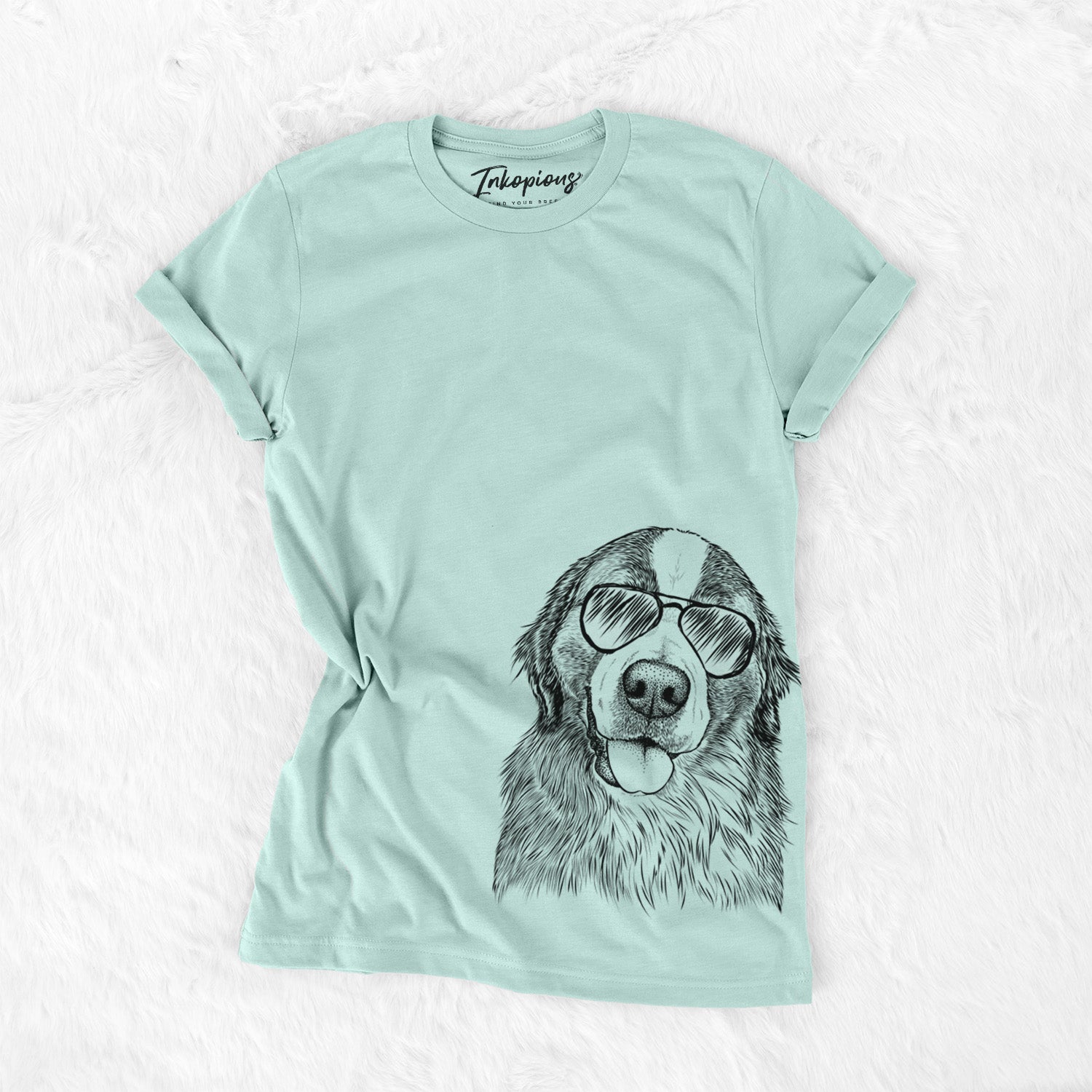 Aviator Walter the Bernese Mountain Dog Mix - Unisex Crewneck