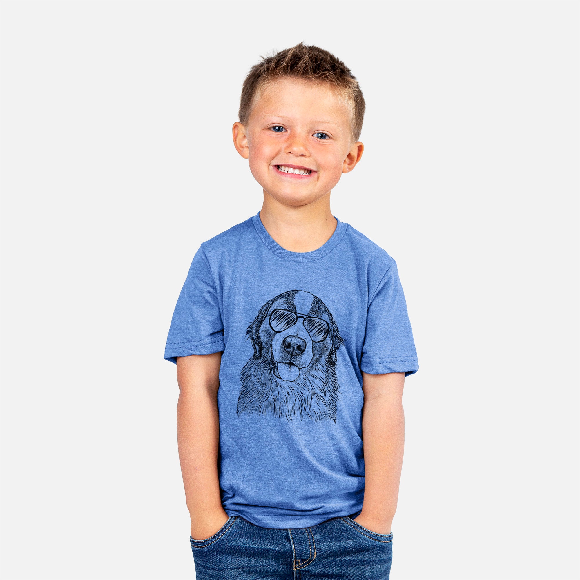 Aviator Walter the Bernese Mountain Dog Mix - Kids/Youth/Toddler Shirt