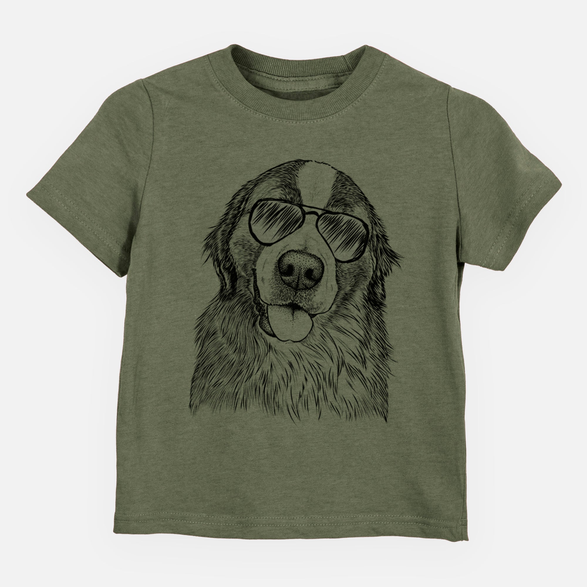 Aviator Walter the Bernese Mountain Dog Mix - Kids/Youth/Toddler Shirt