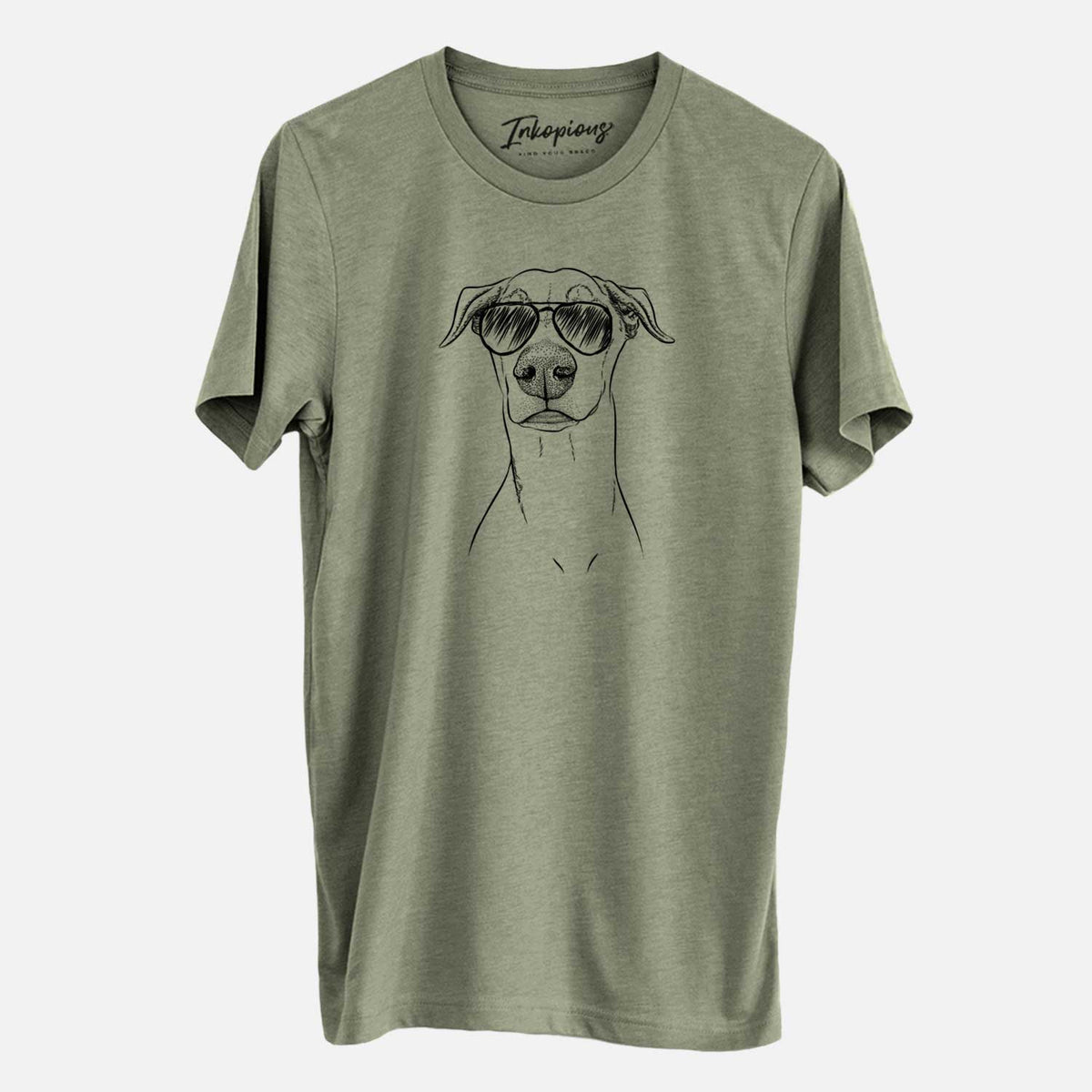 Aviator Walter the White Doberman Rescue - Unisex Crewneck