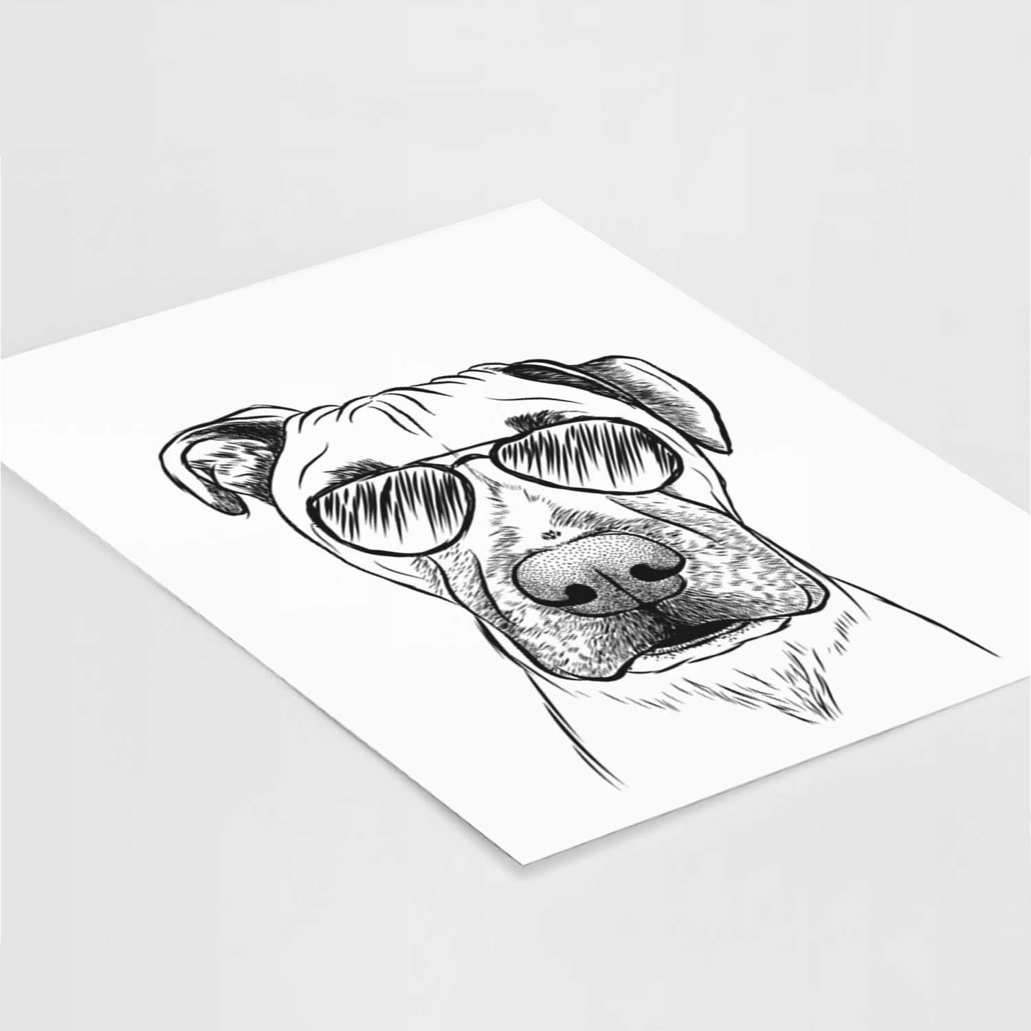 Waylon the Boxane Art Print