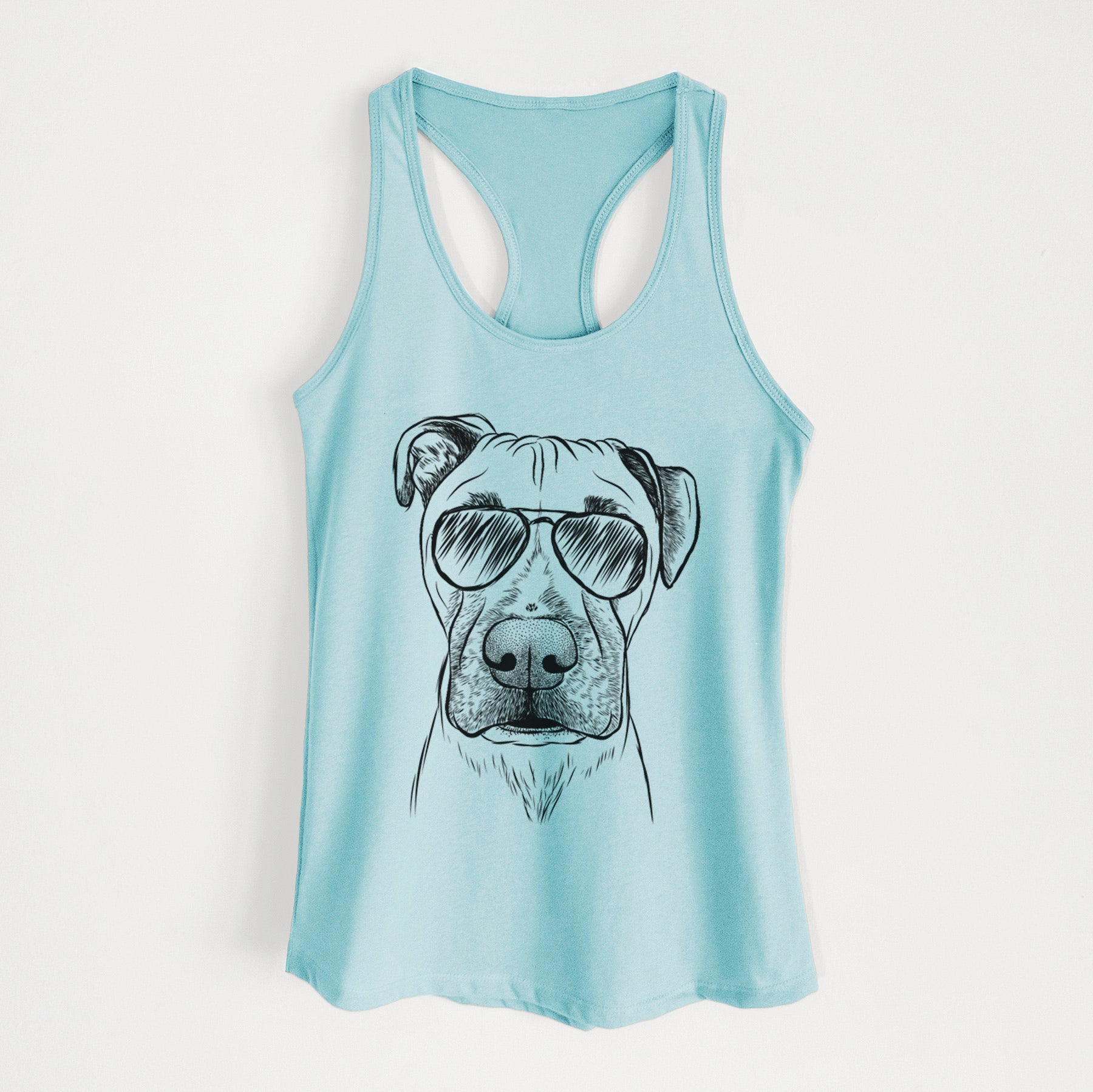 Waylon the Boxane - Women's Racerback Tanktop