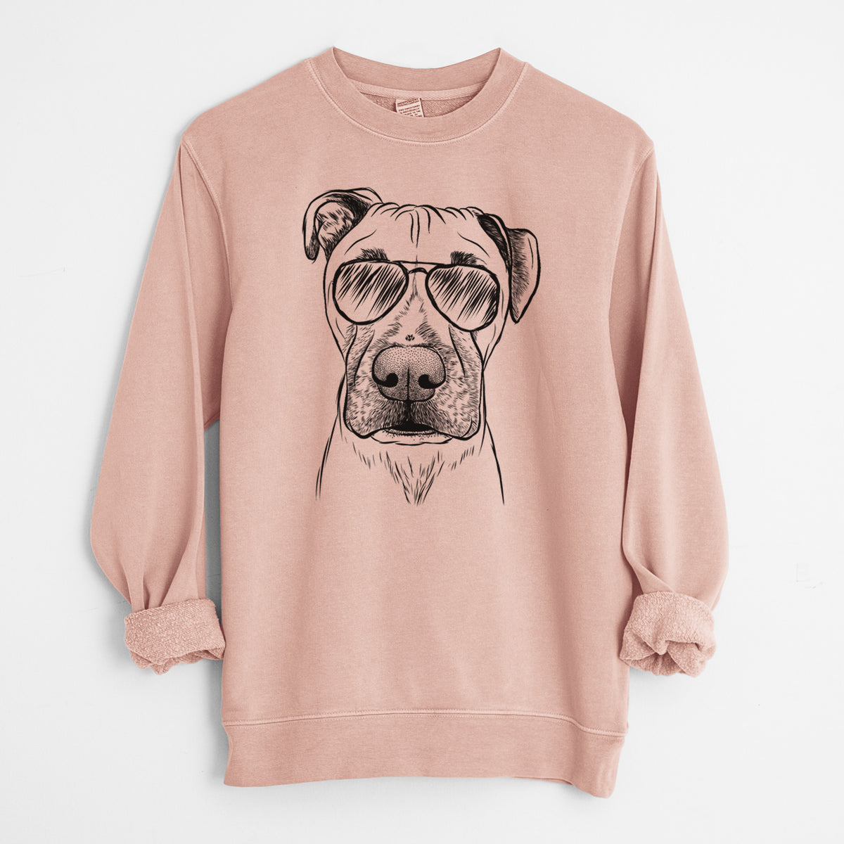 Aviator Waylon the Boxane - Unisex Pigment Dyed Crew Sweatshirt