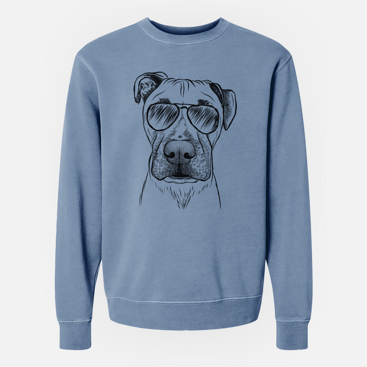 Aviator Waylon the Boxane - Unisex Pigment Dyed Crew Sweatshirt