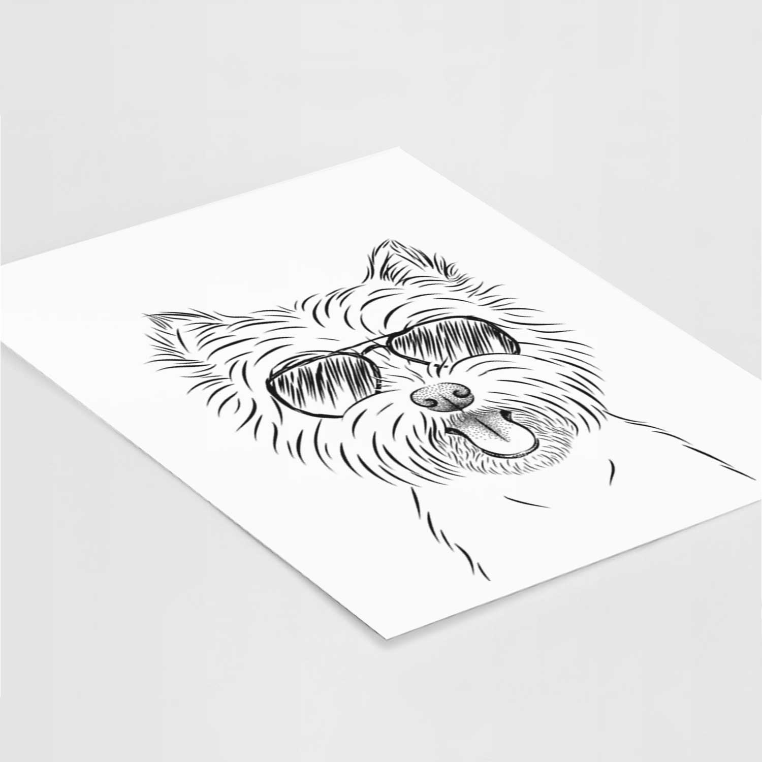 Welma the West Highland Terrier Art Print