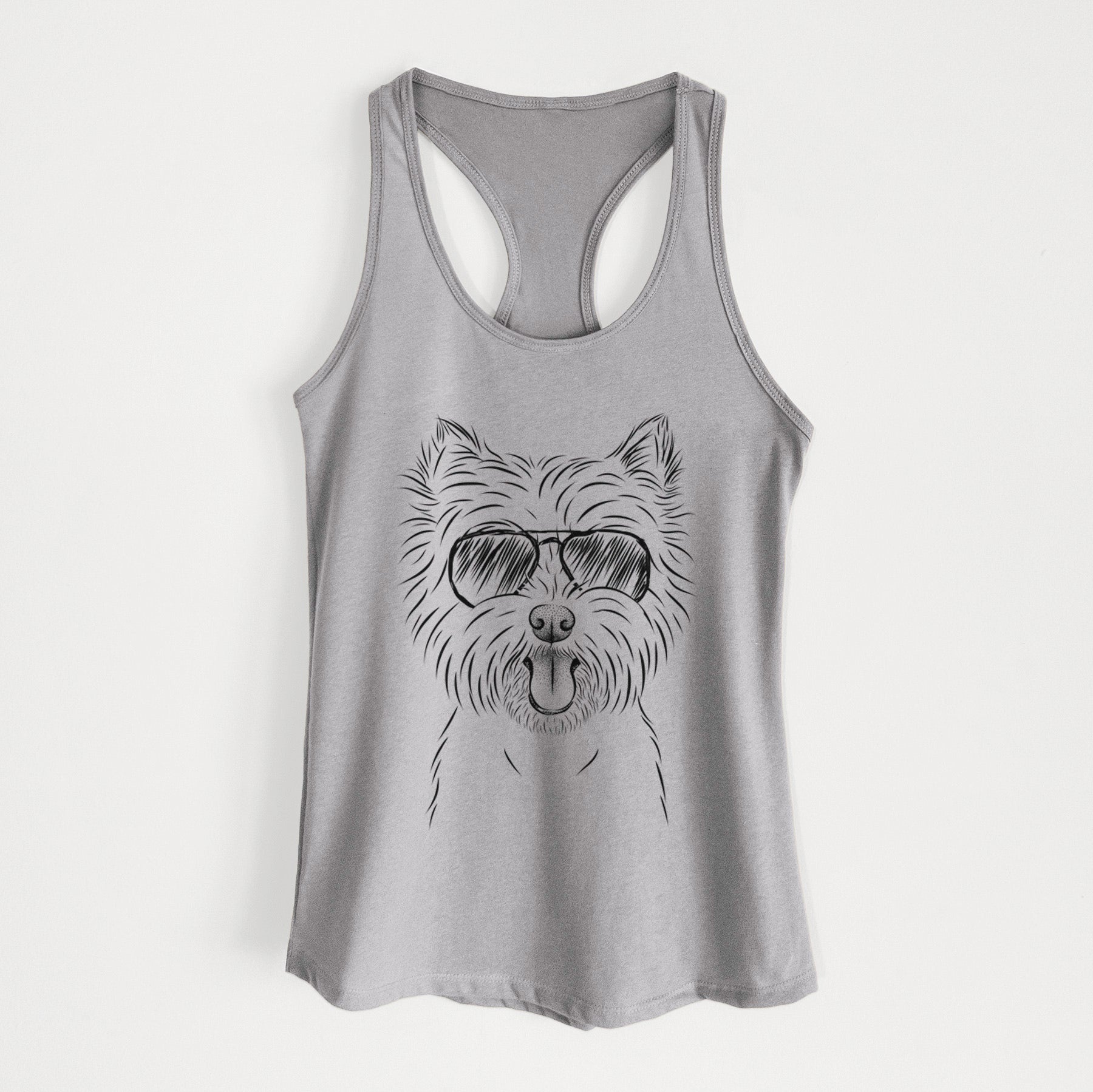 Welma the West Highland Terrier - Women's Racerback Tanktop