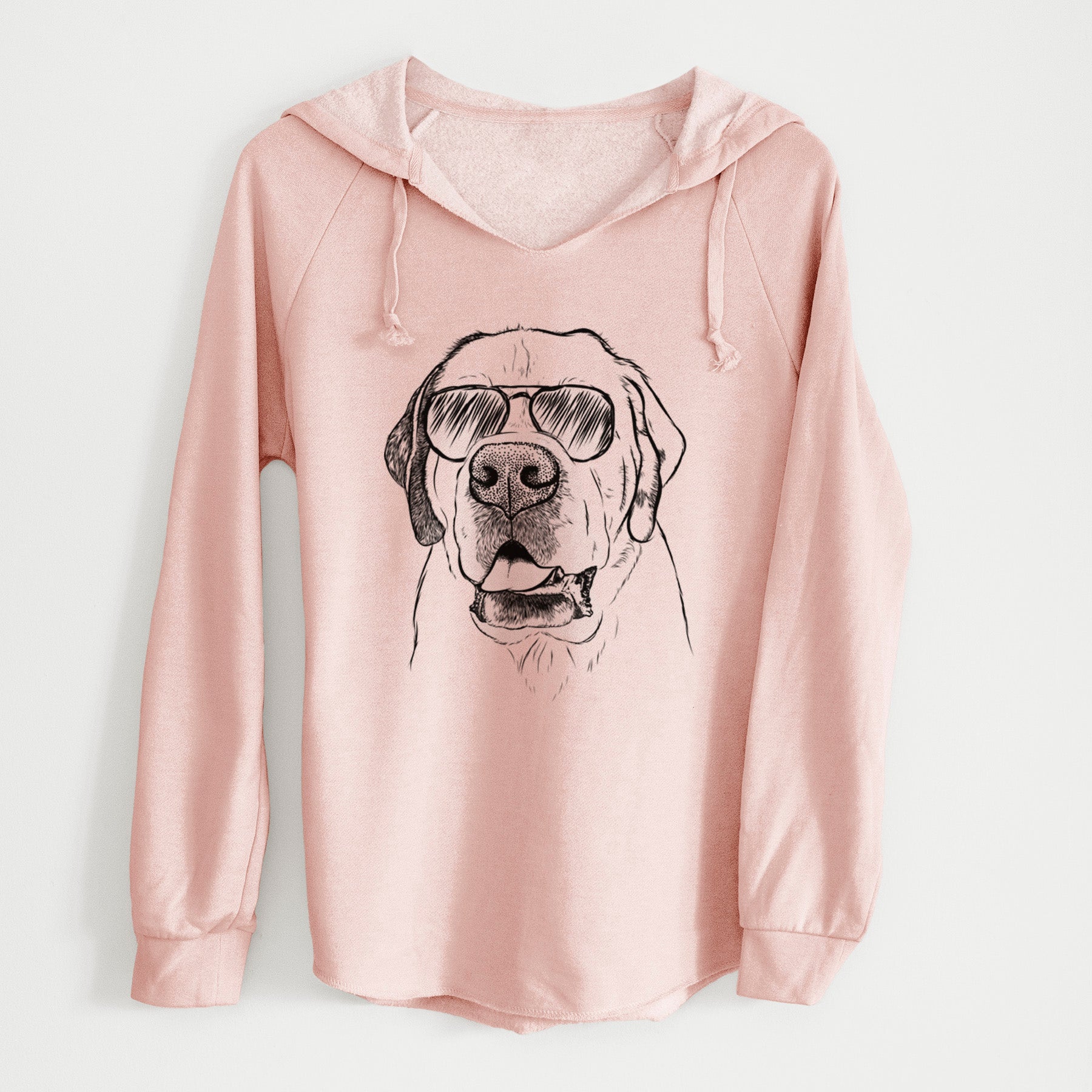 Aviator Wendy the Saint Bernard - Cali Wave Hooded Sweatshirt