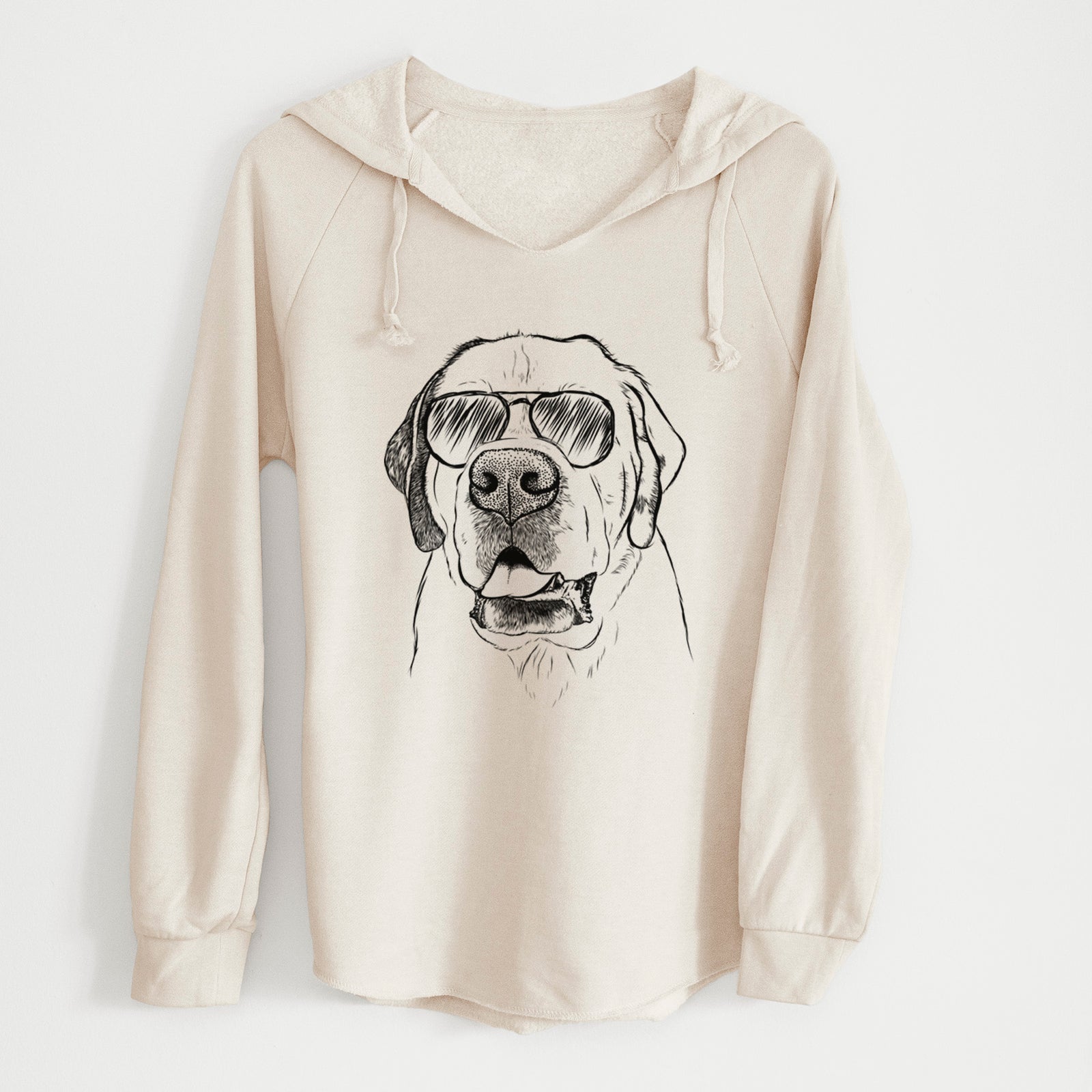 Aviator Wendy the Saint Bernard - Cali Wave Hooded Sweatshirt