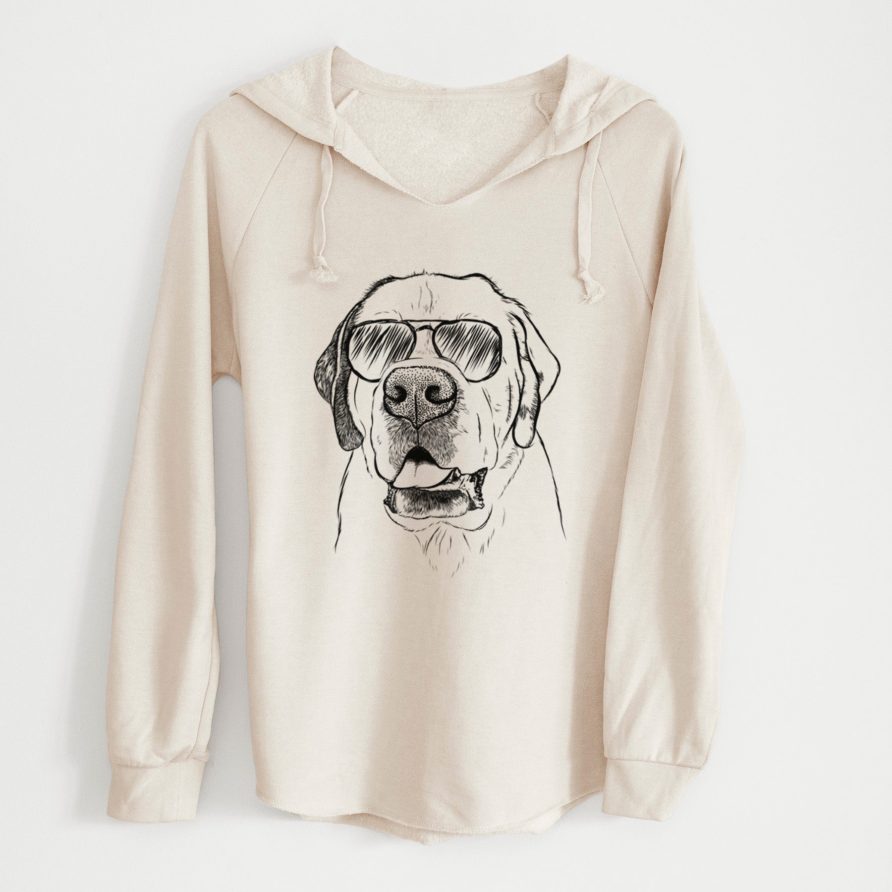 Aviator Wendy the Saint Bernard - Cali Wave Hooded Sweatshirt