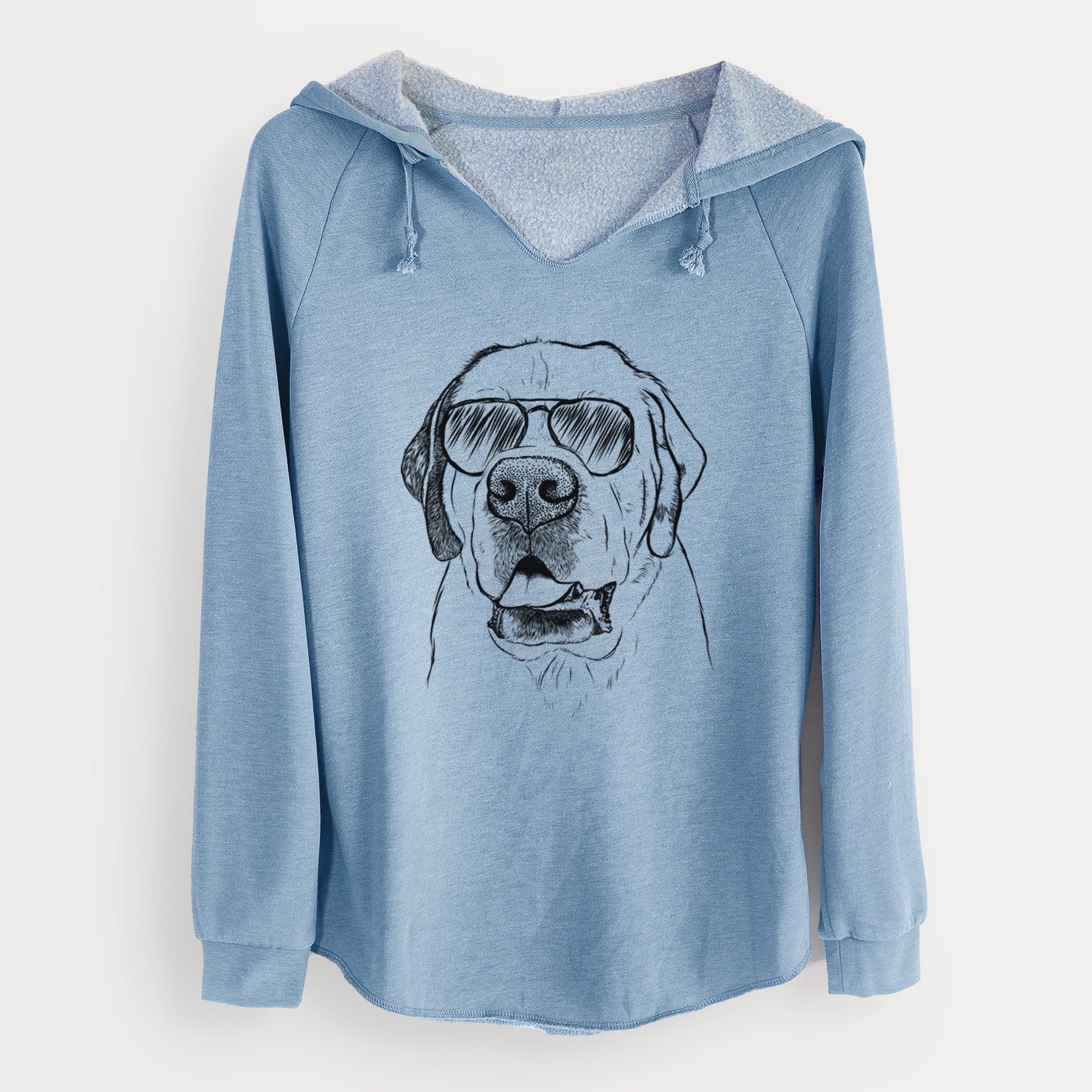 Aviator Wendy the Saint Bernard - Cali Wave Hooded Sweatshirt