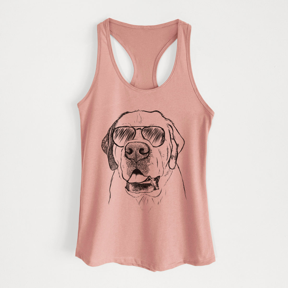 Wendy the Saint Bernard - Women's Racerback Tanktop