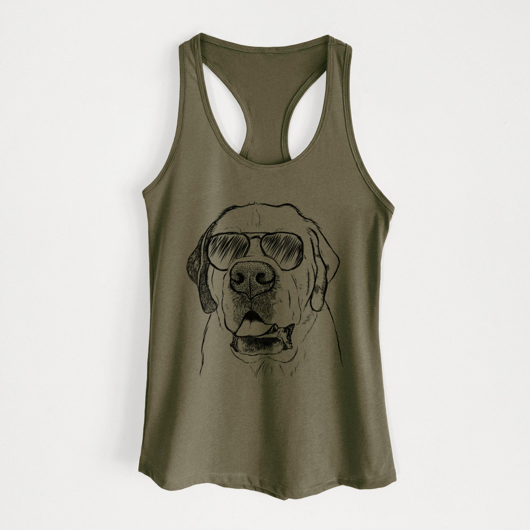 Wendy the Saint Bernard - Women's Racerback Tanktop