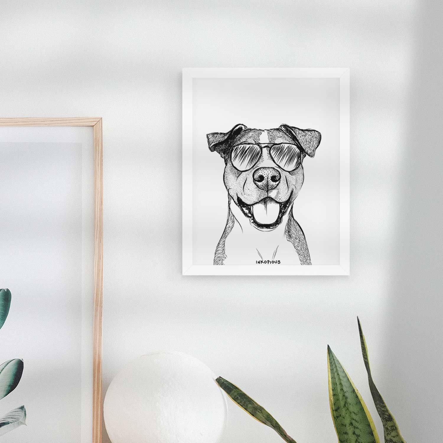 Wendy the Mixed Breed Art Print