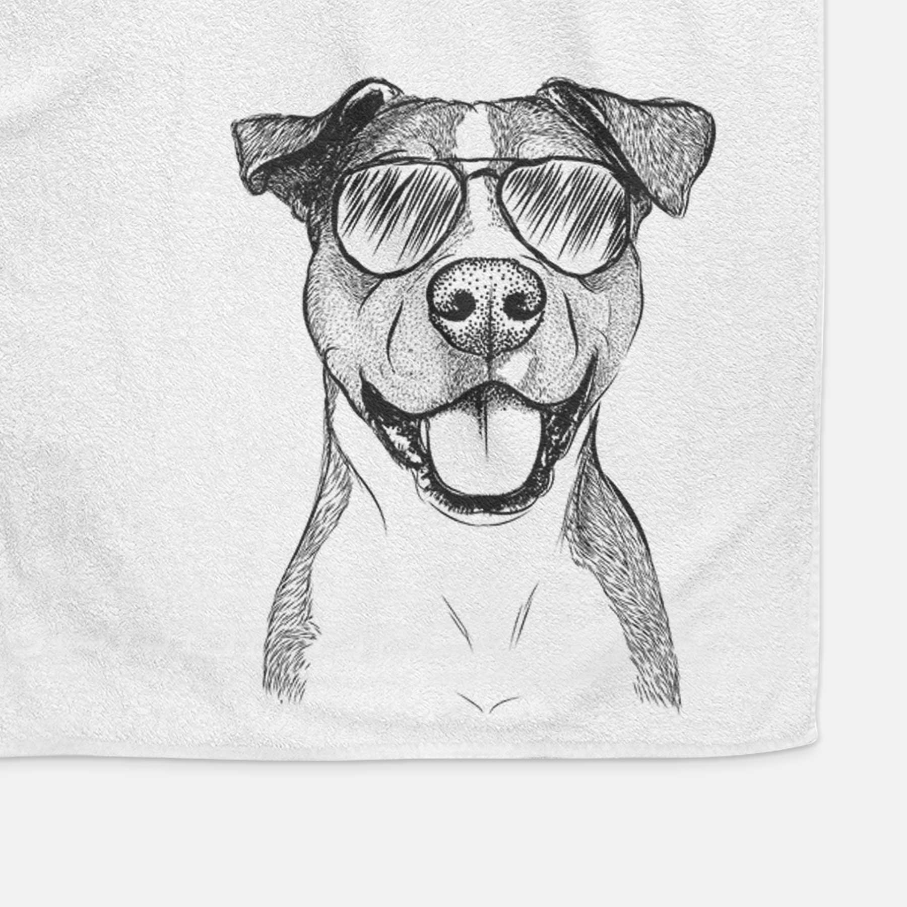 Wendy the Mixed Breed Decorative Hand Towel